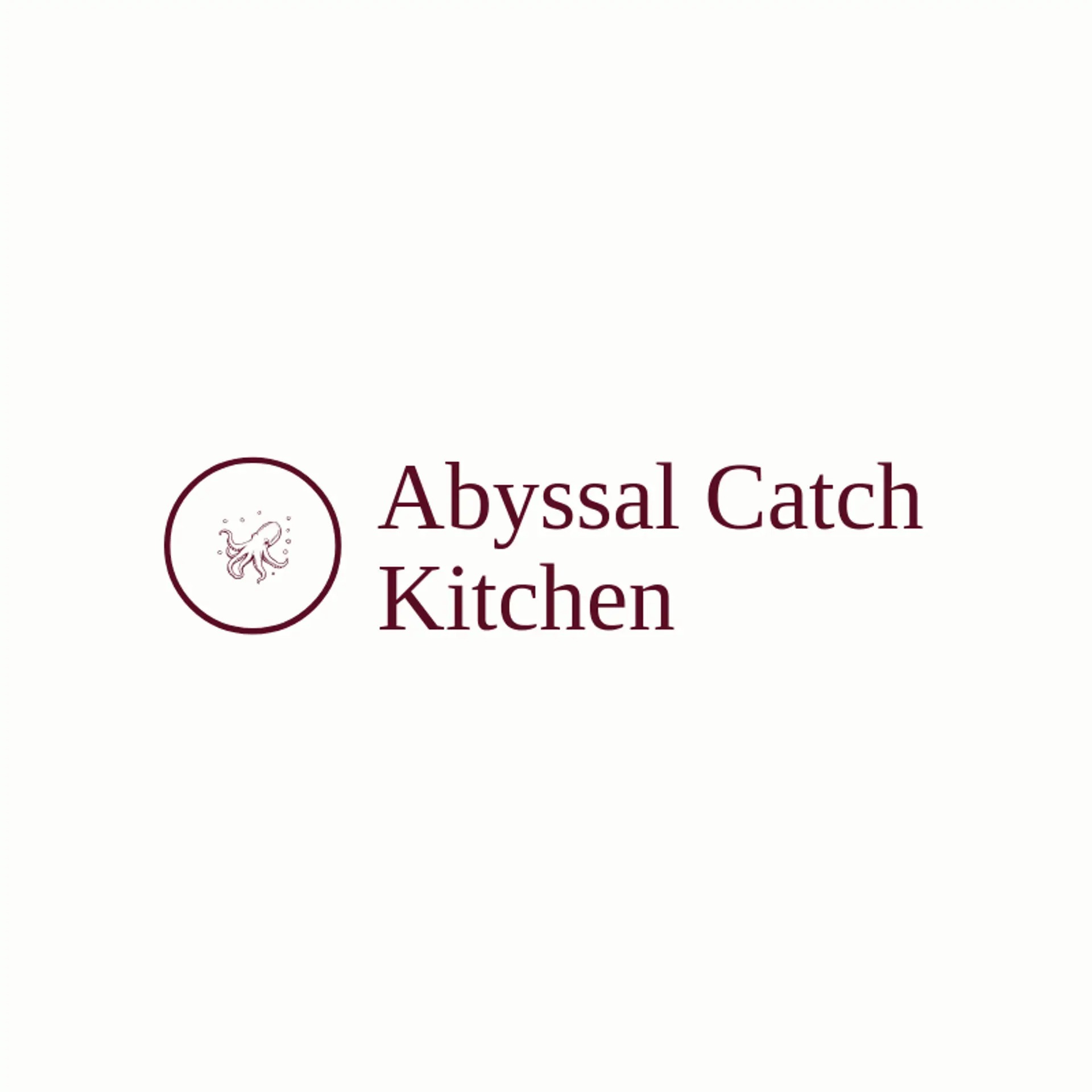 Abyssal Catch Kitchen logo for squid