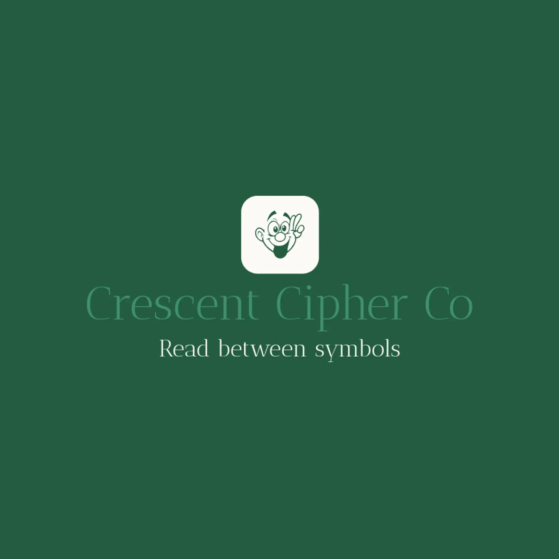 Crescent Cipher Co logo for illuminati