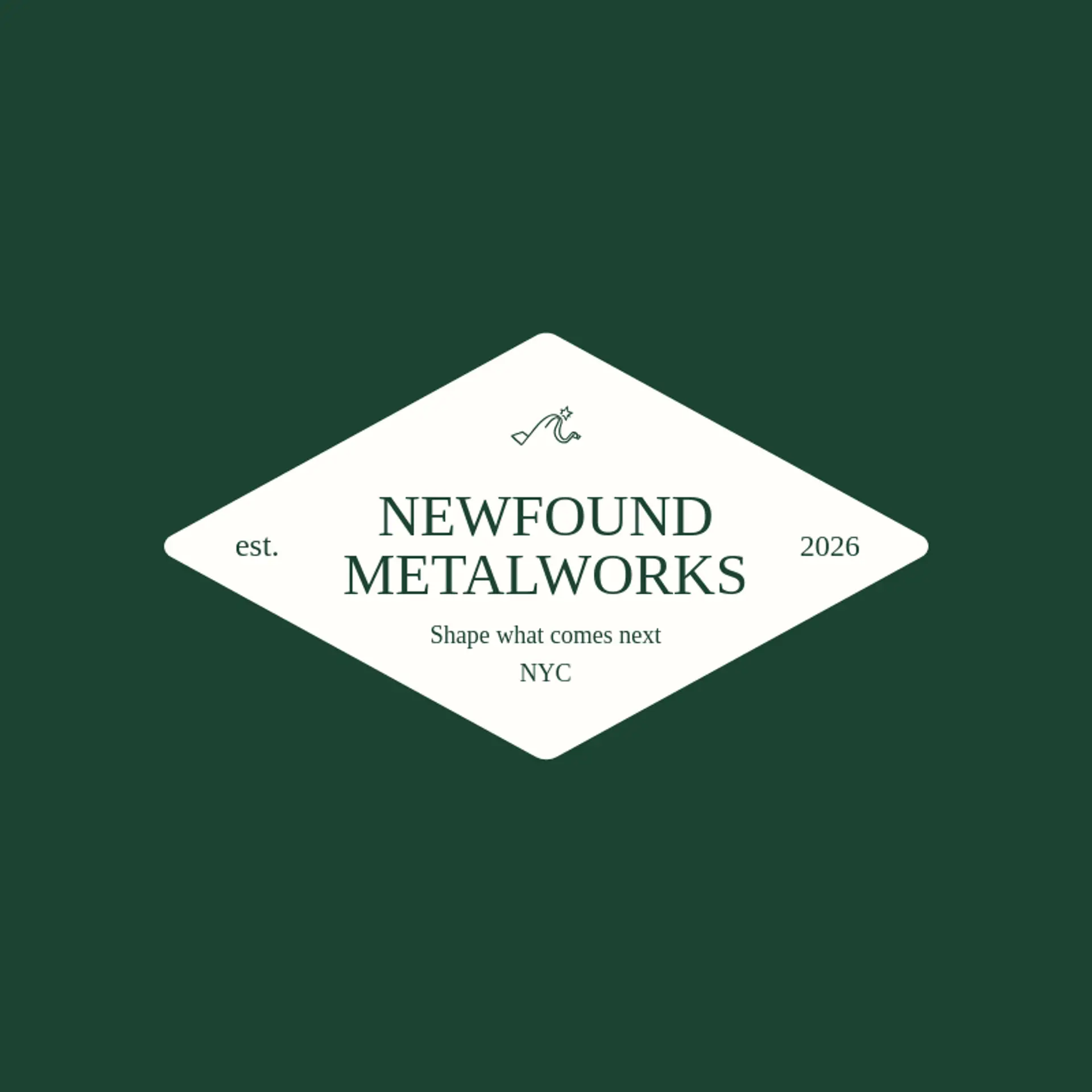 Newfound Metalworks logo for fabrication