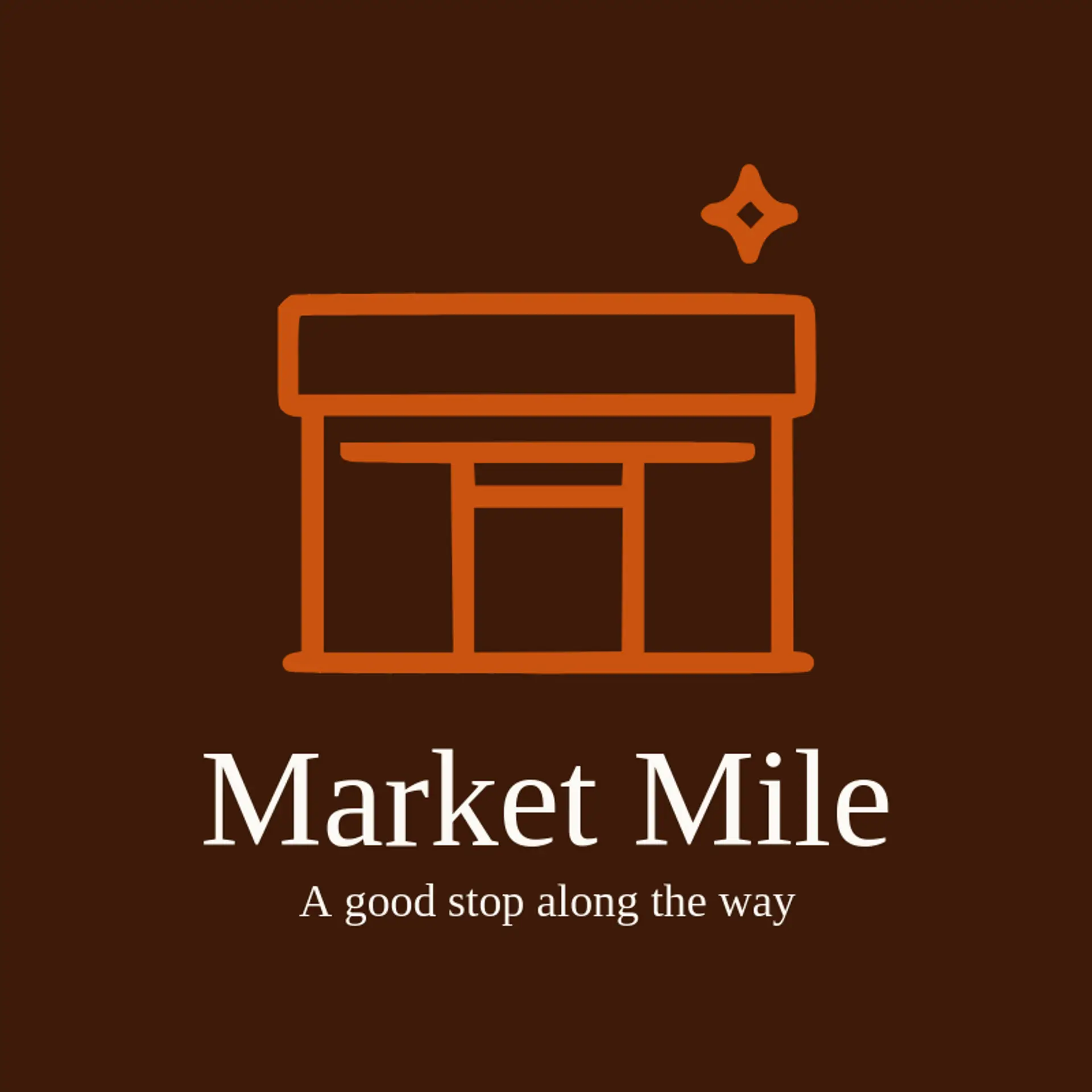 Market Mile logo for convenience store