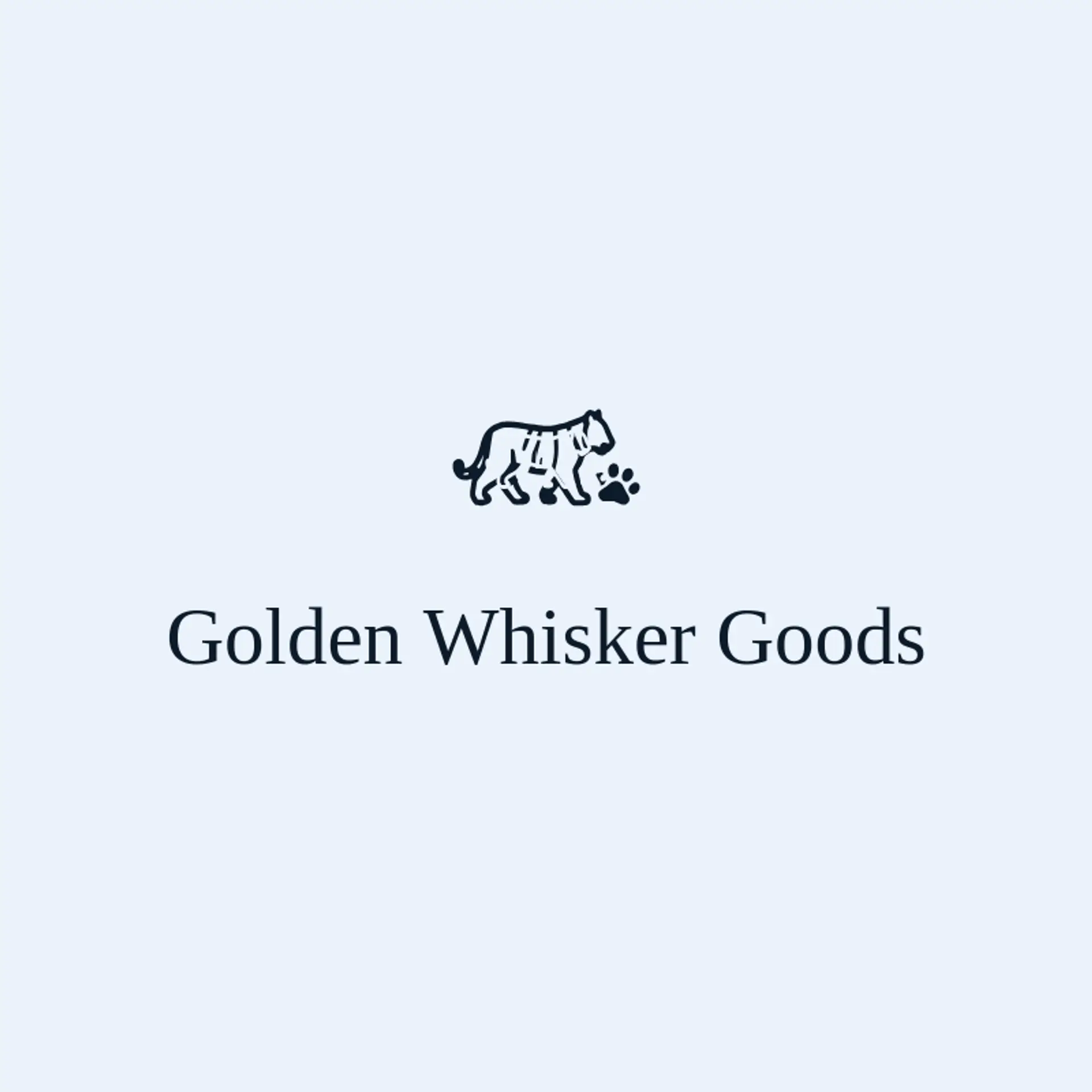 Golden Whisker Goods logo for bengal
