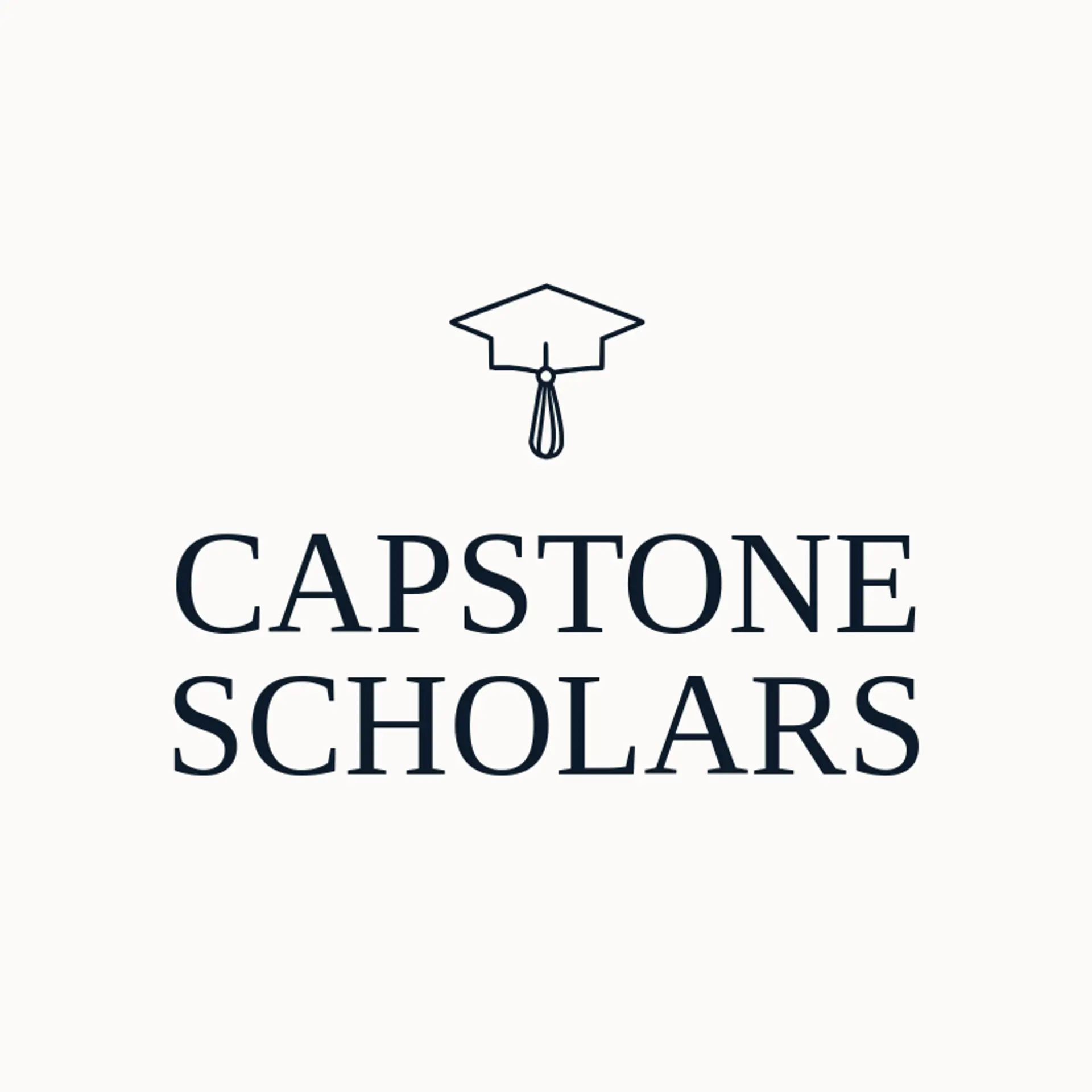 Capstone Scholars logo for graduation