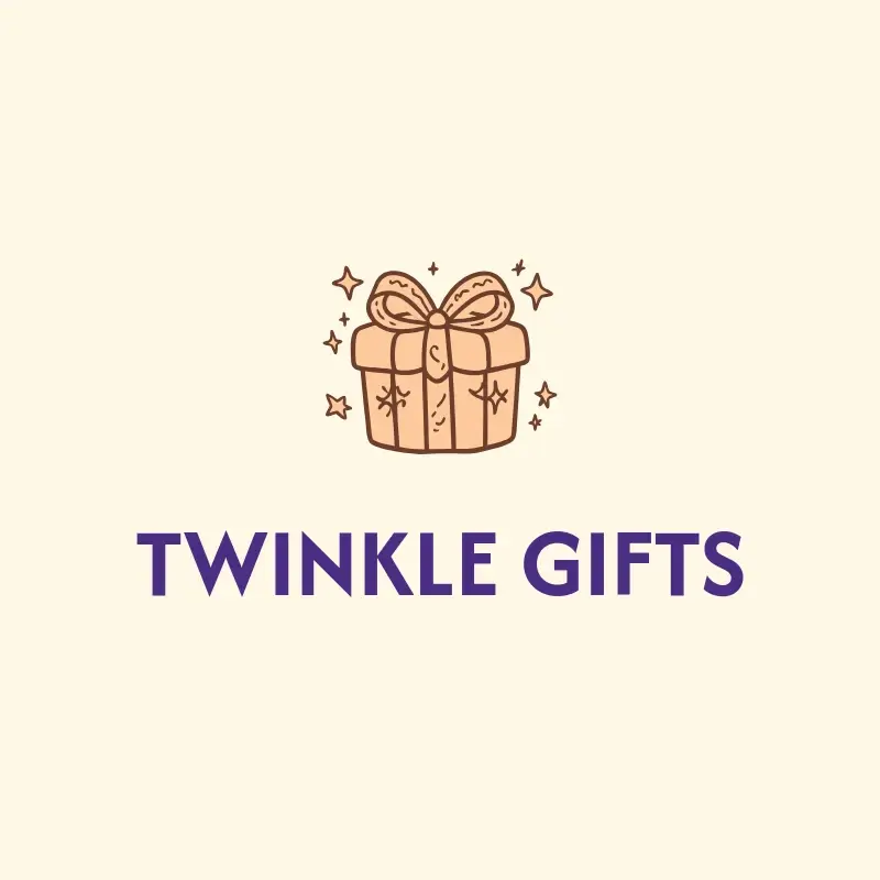 The gift shop name Twinkle Gifts as a branded logo with a color icon
