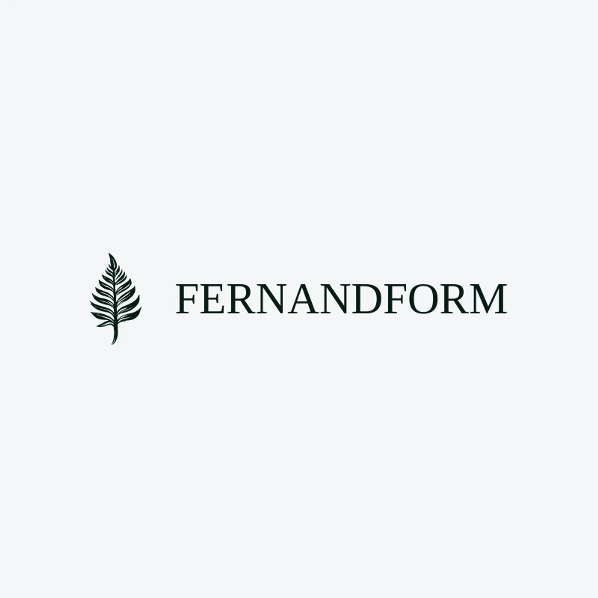 Fern and Form logo for skin