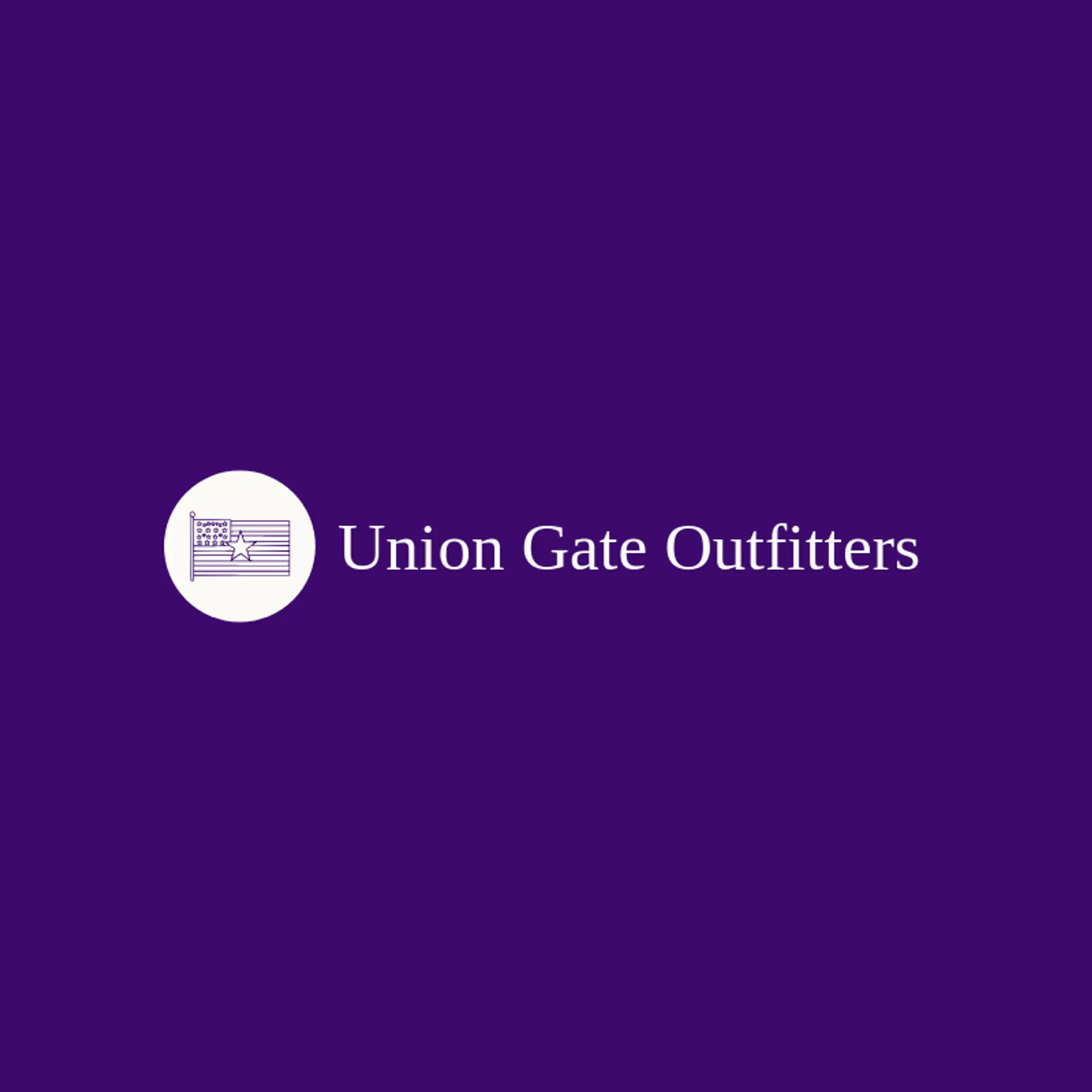 Union Gate Outfitters logo for patriot