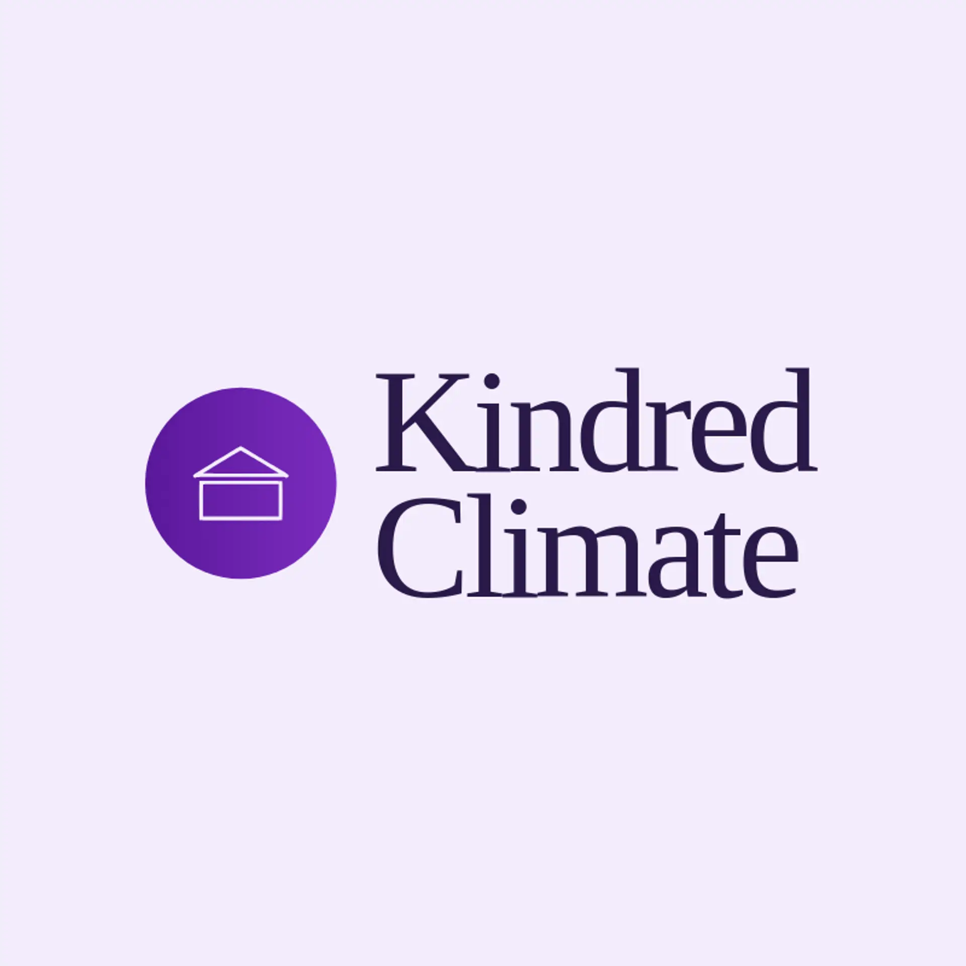 Kindred Climate logo for air conditioning