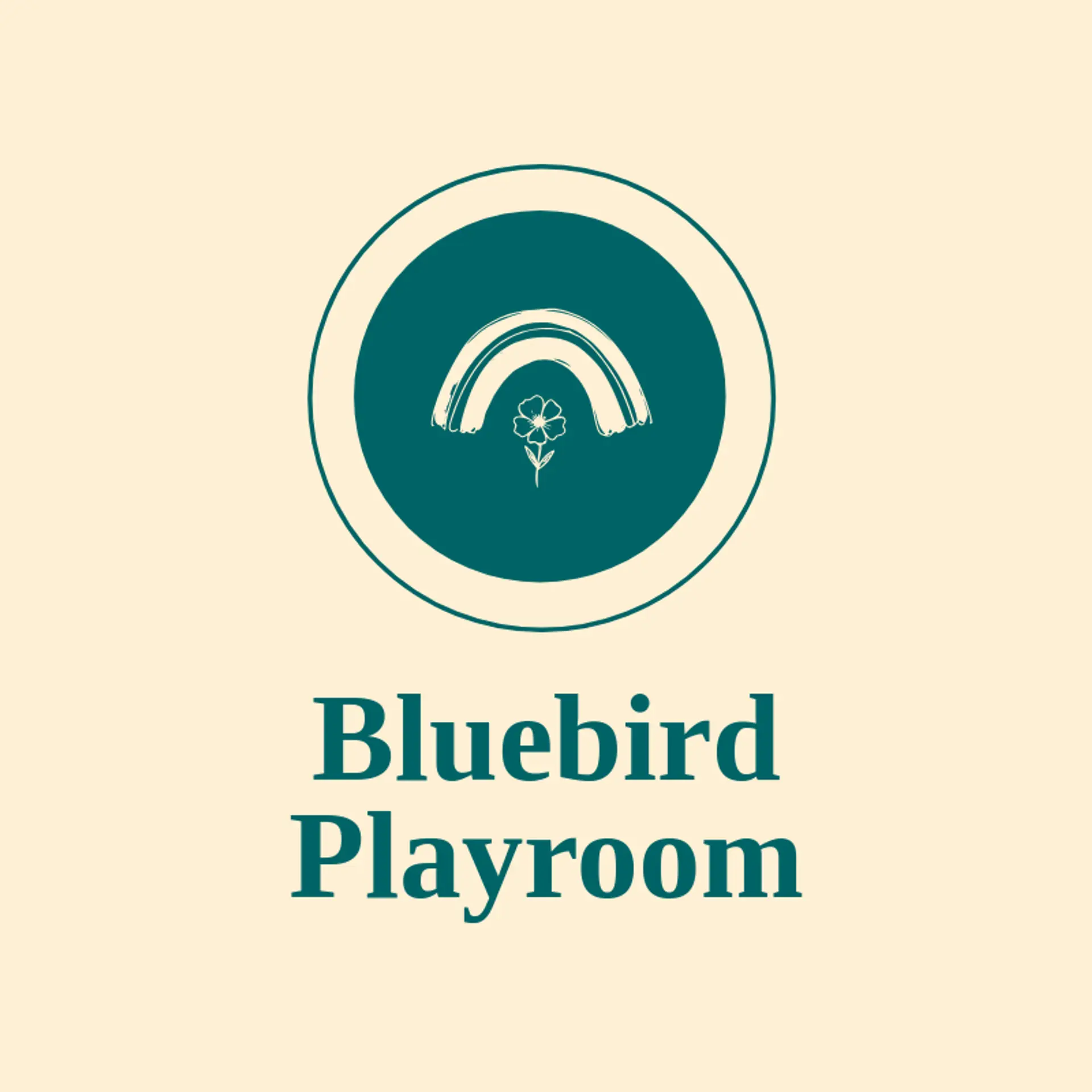 Bluebird Playroom logo for childcare