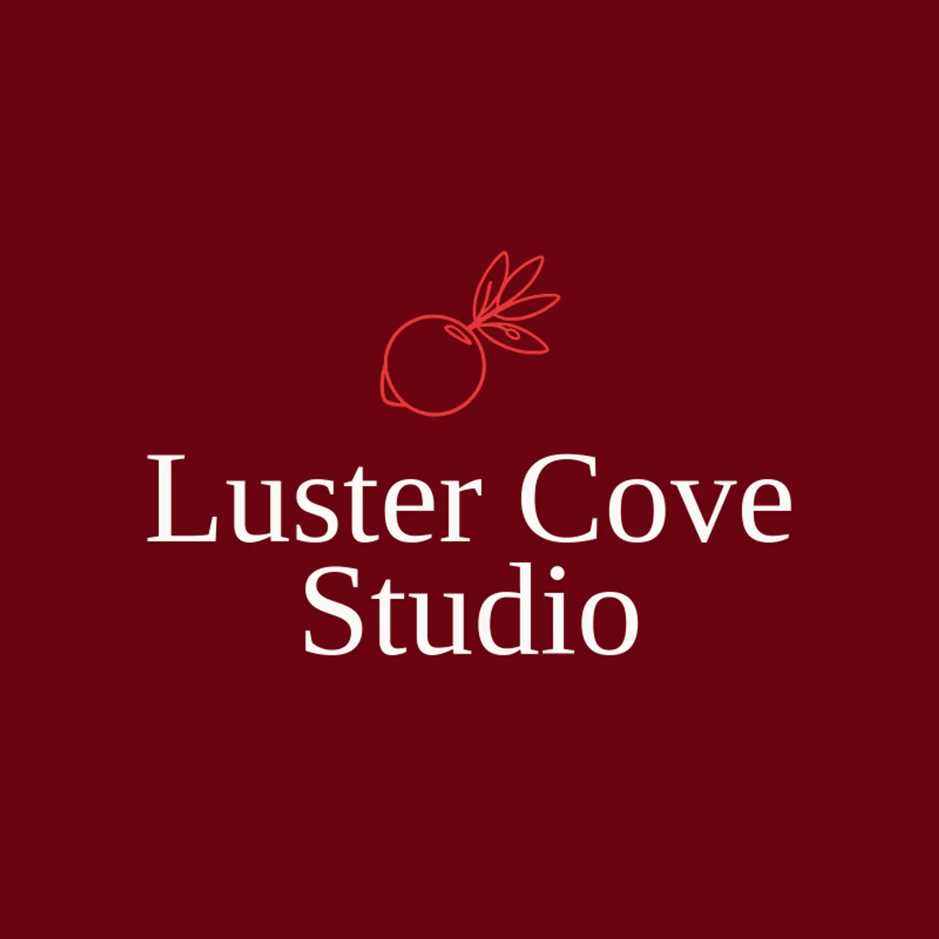 Luster Cove Studio logo for pearl