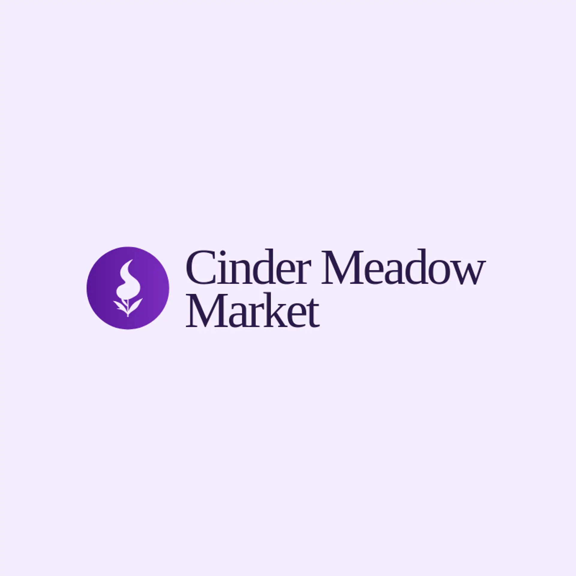 Cinder Meadow Market logo for smoke