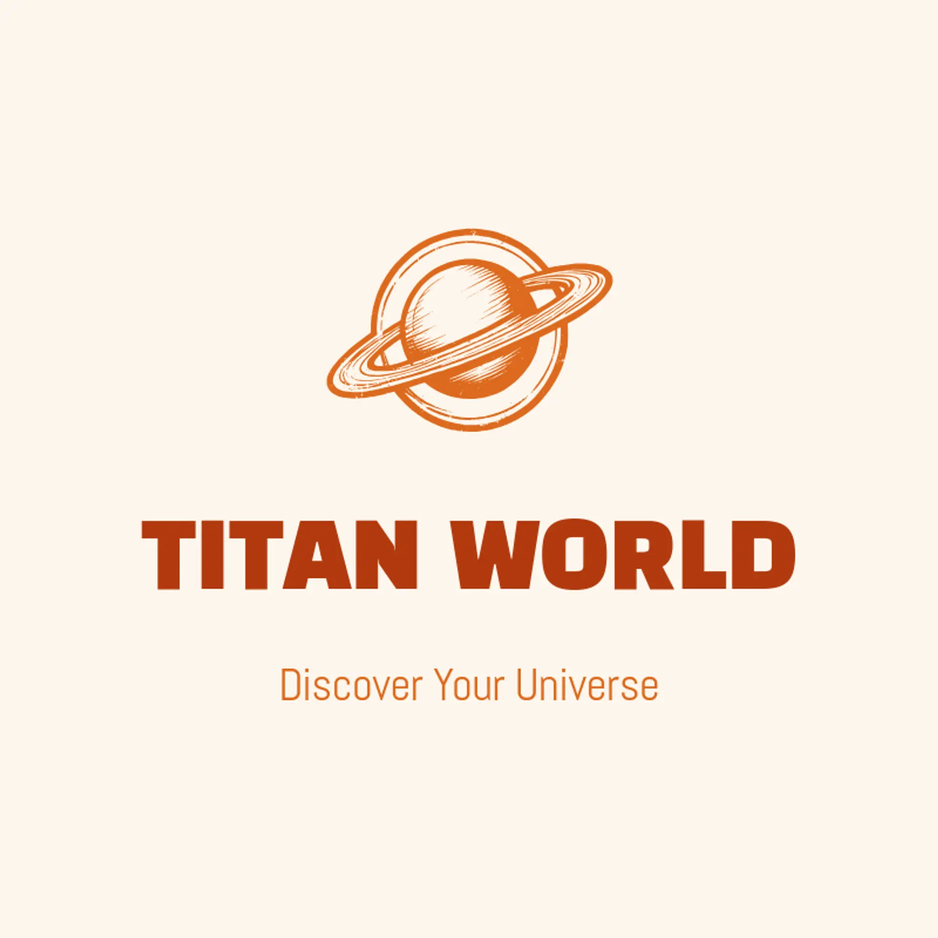 Titan World logo for superhero