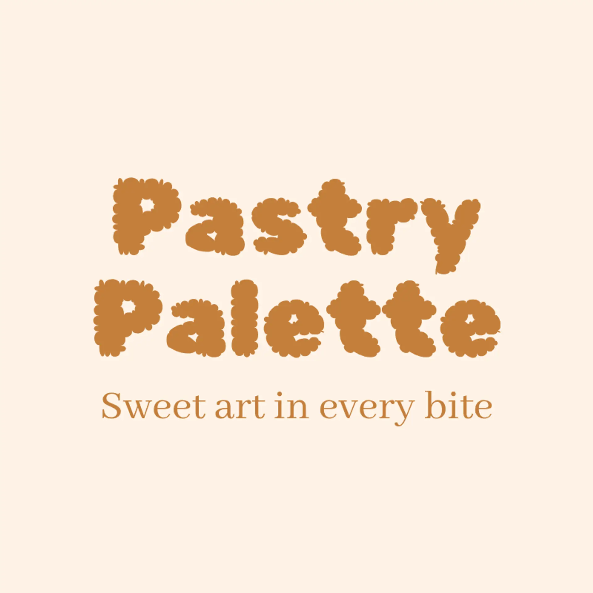 Pastry Palette logo for creative bakery