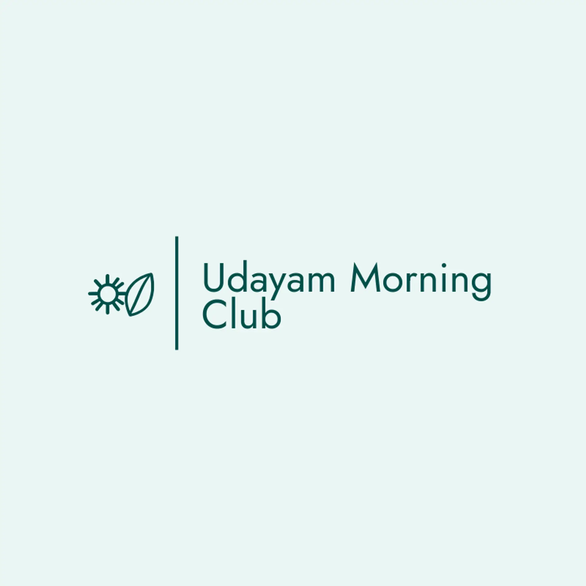 Udayam Morning Club logo for tamil