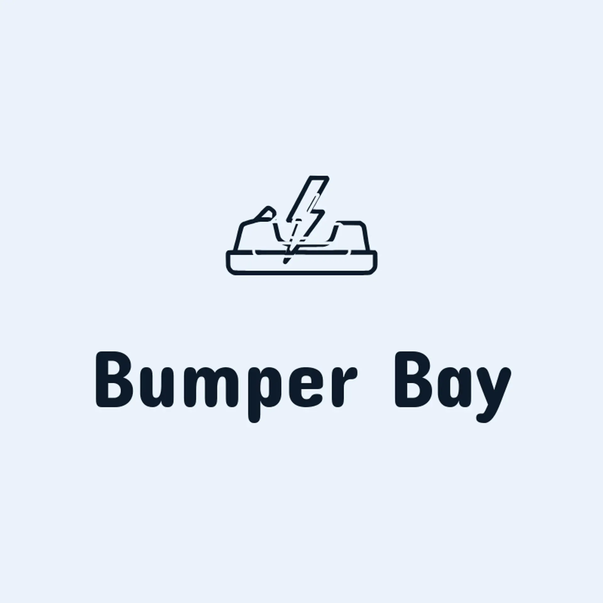 Bumper Bay logo for amusement park