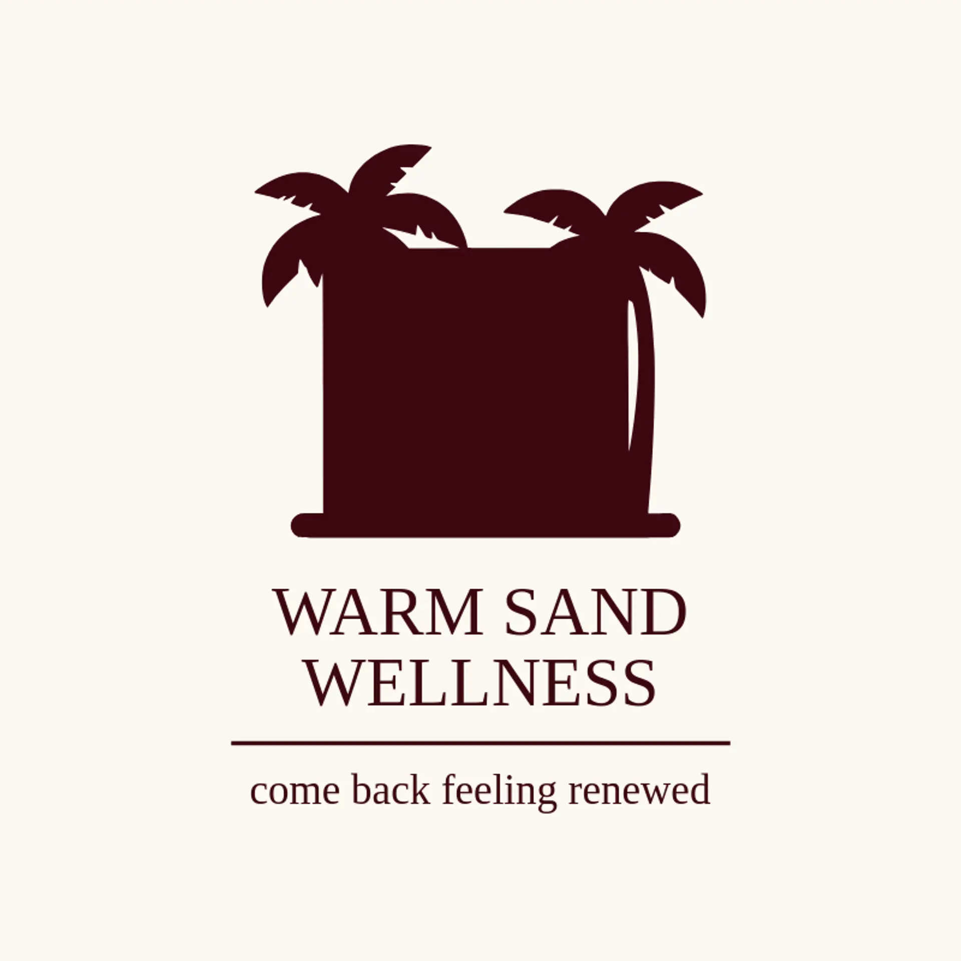 Warm Sand Wellness logo for oasis
