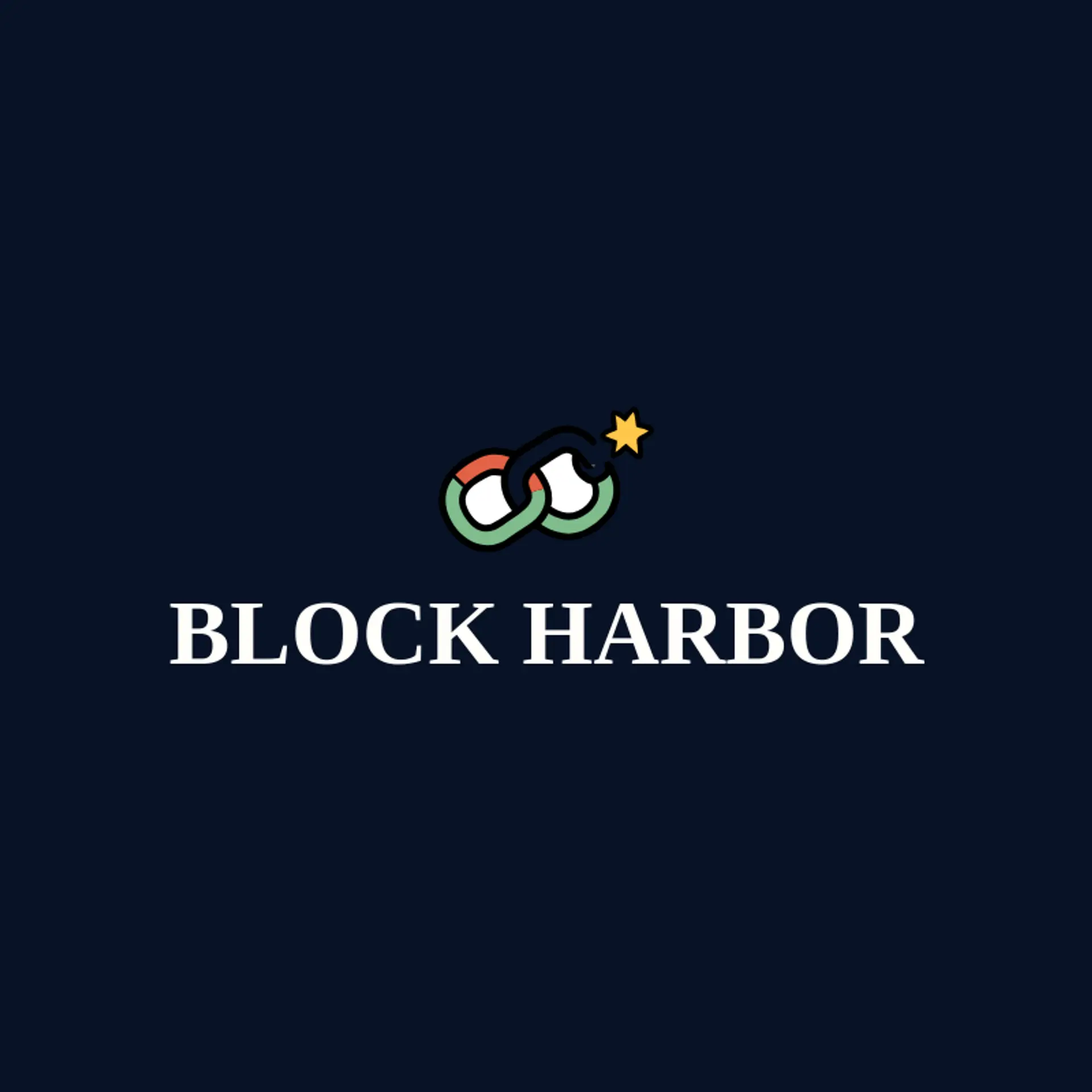 Block Harbor logo for blockchain