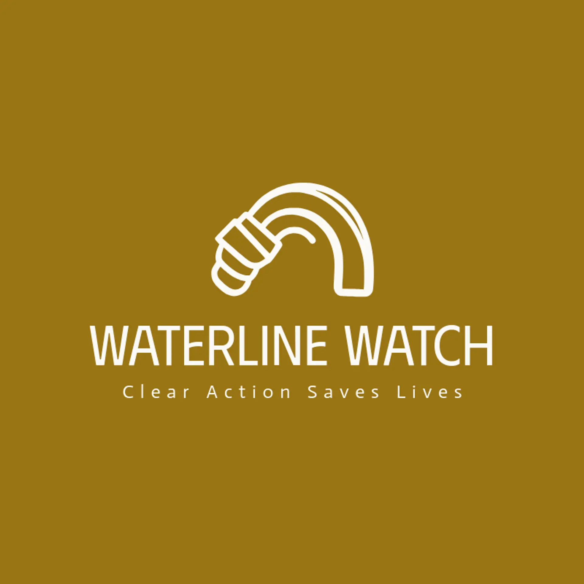 Waterline Watch logo for fire department