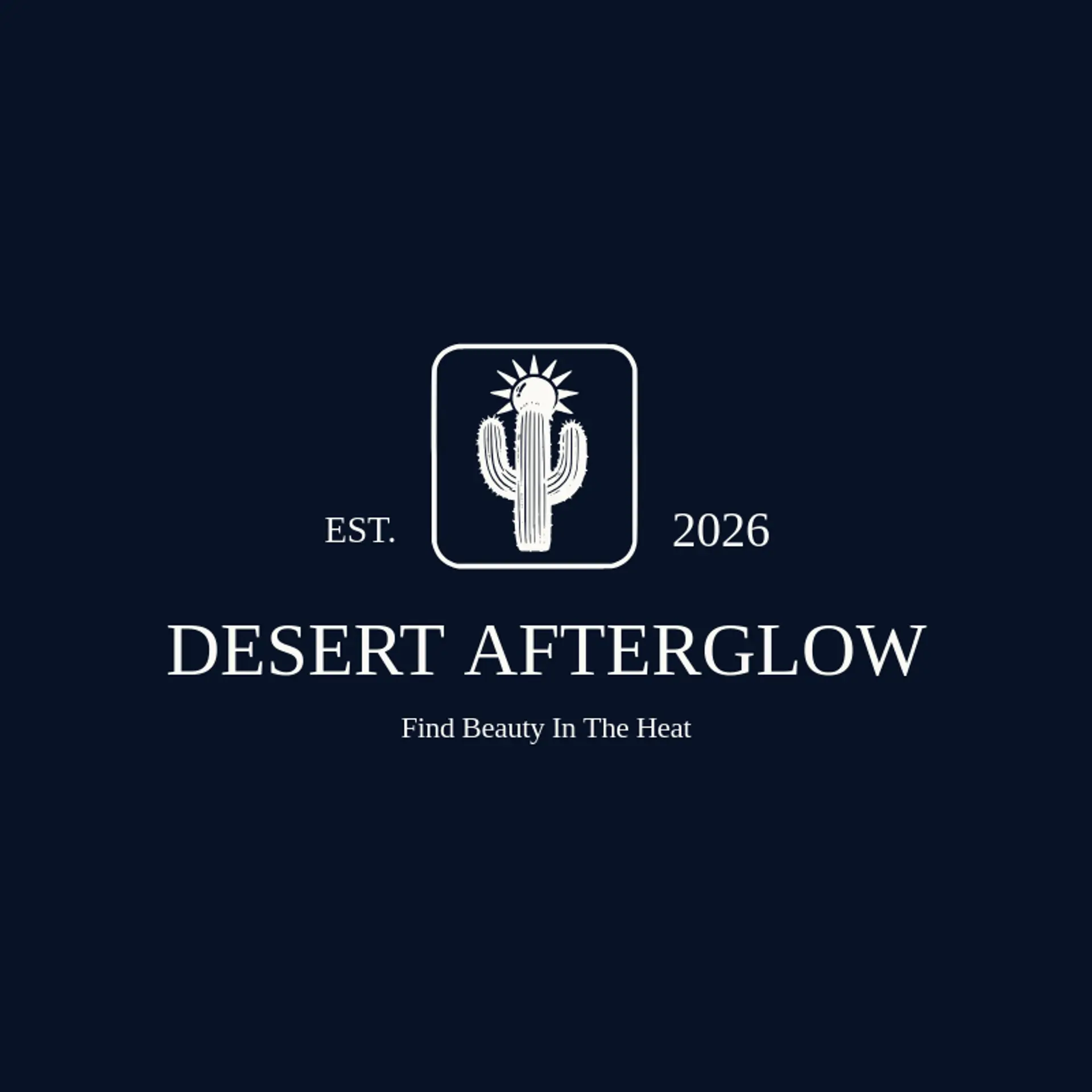 Desert Afterglow logo for sunset