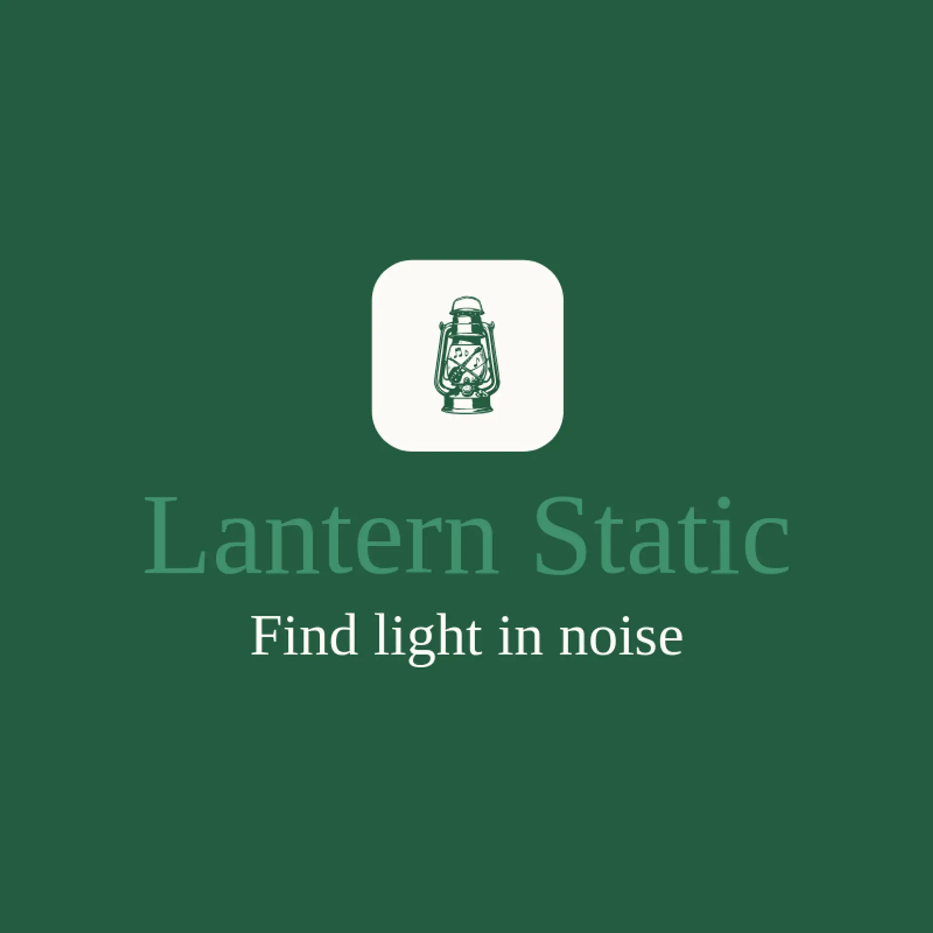 Lantern Static logo for rock music