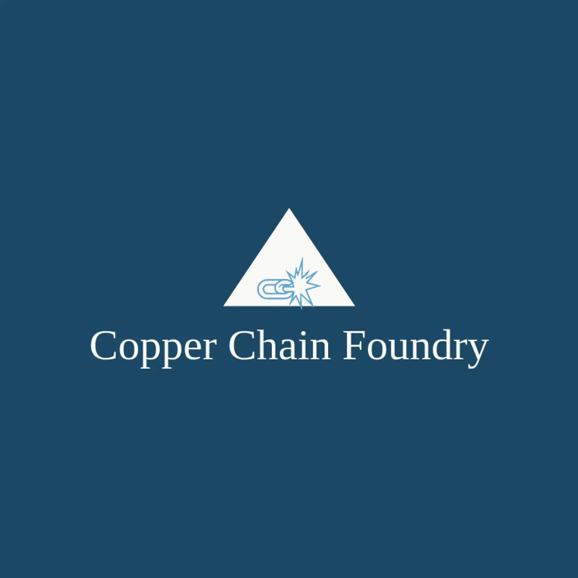 Copper Chain Foundry logo for chain