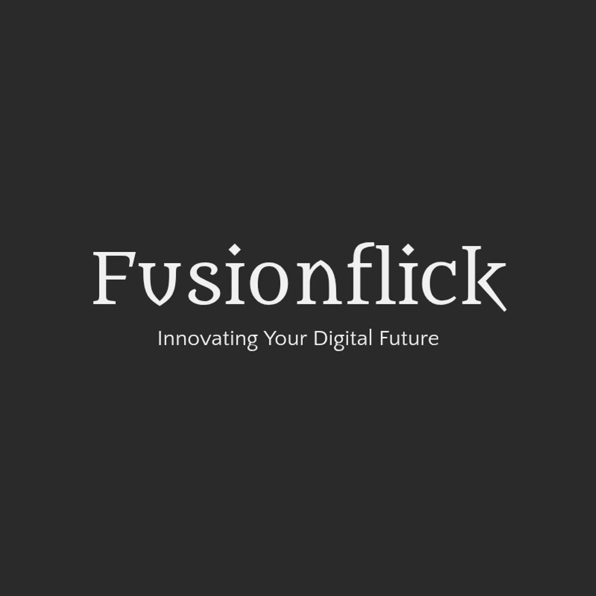 FusionFlick logo for digital tech