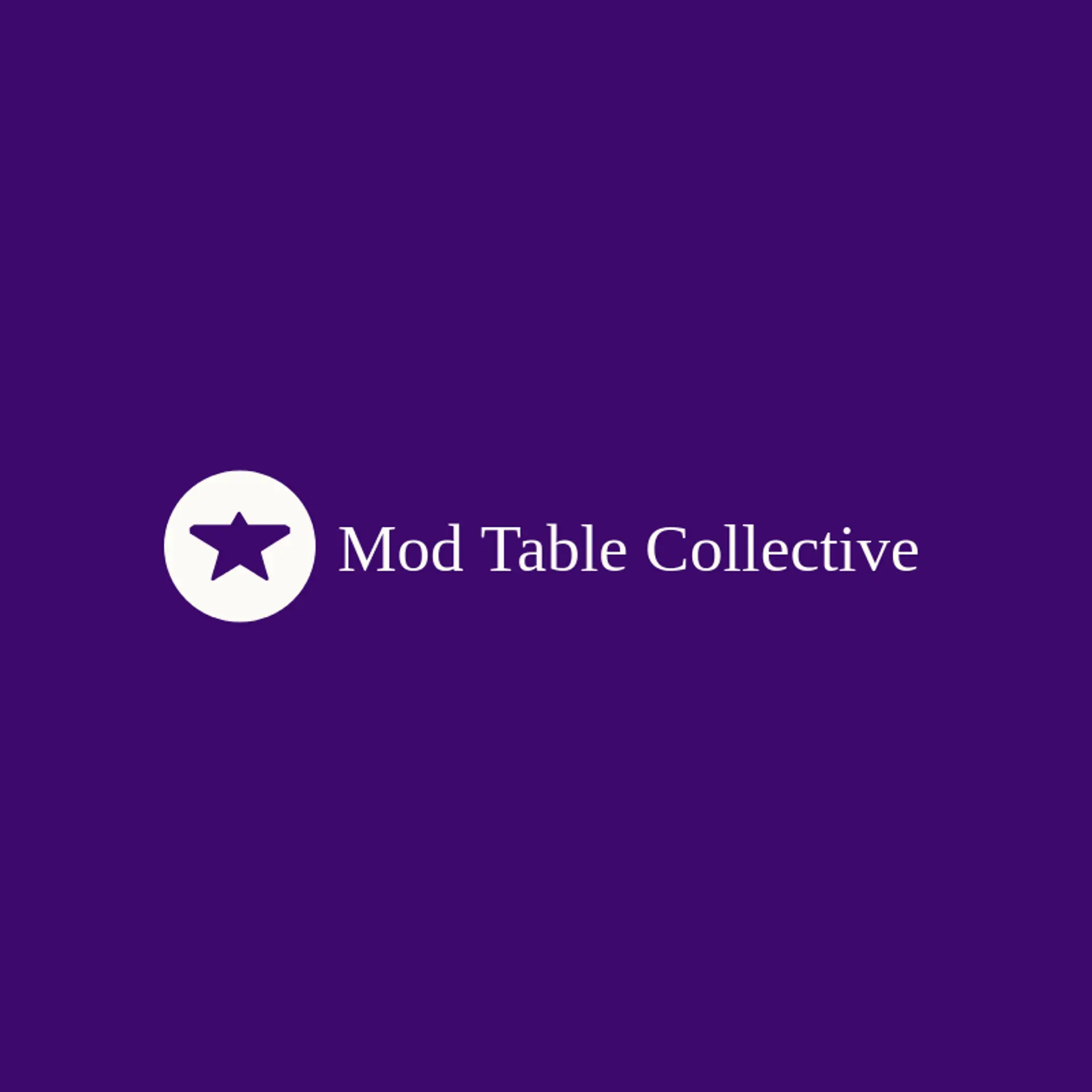 Mod Table Collective logo for table
