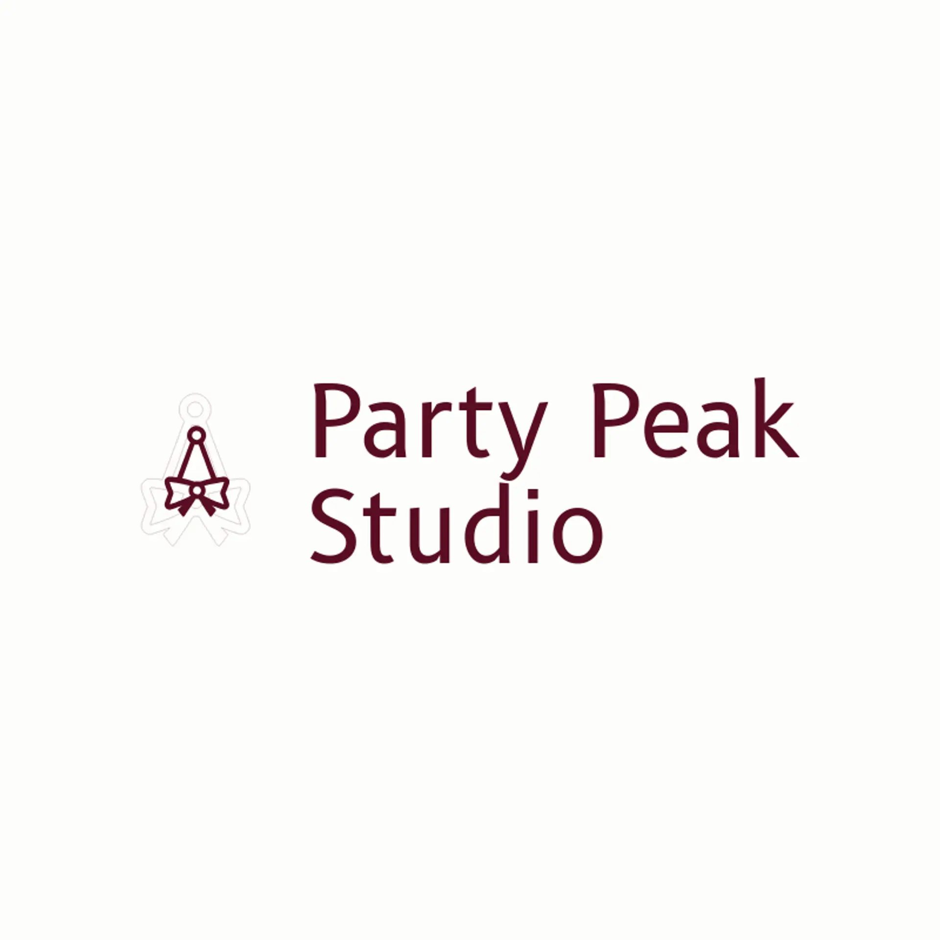 Party Peak Studio logo for birthday