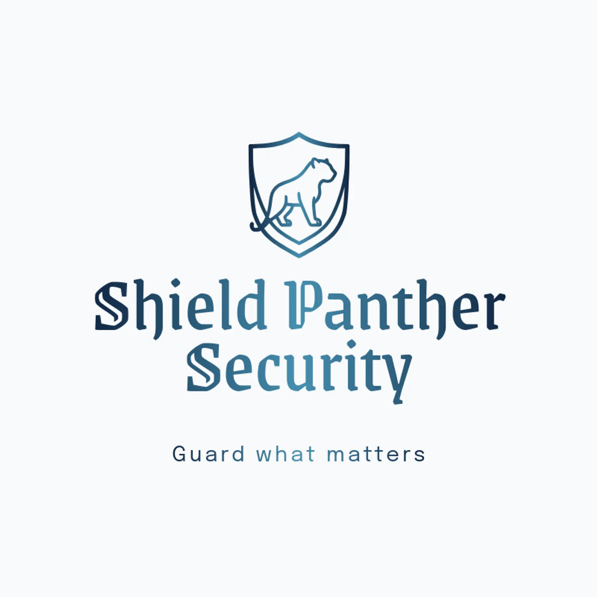 Shield Panther Security logo for panther