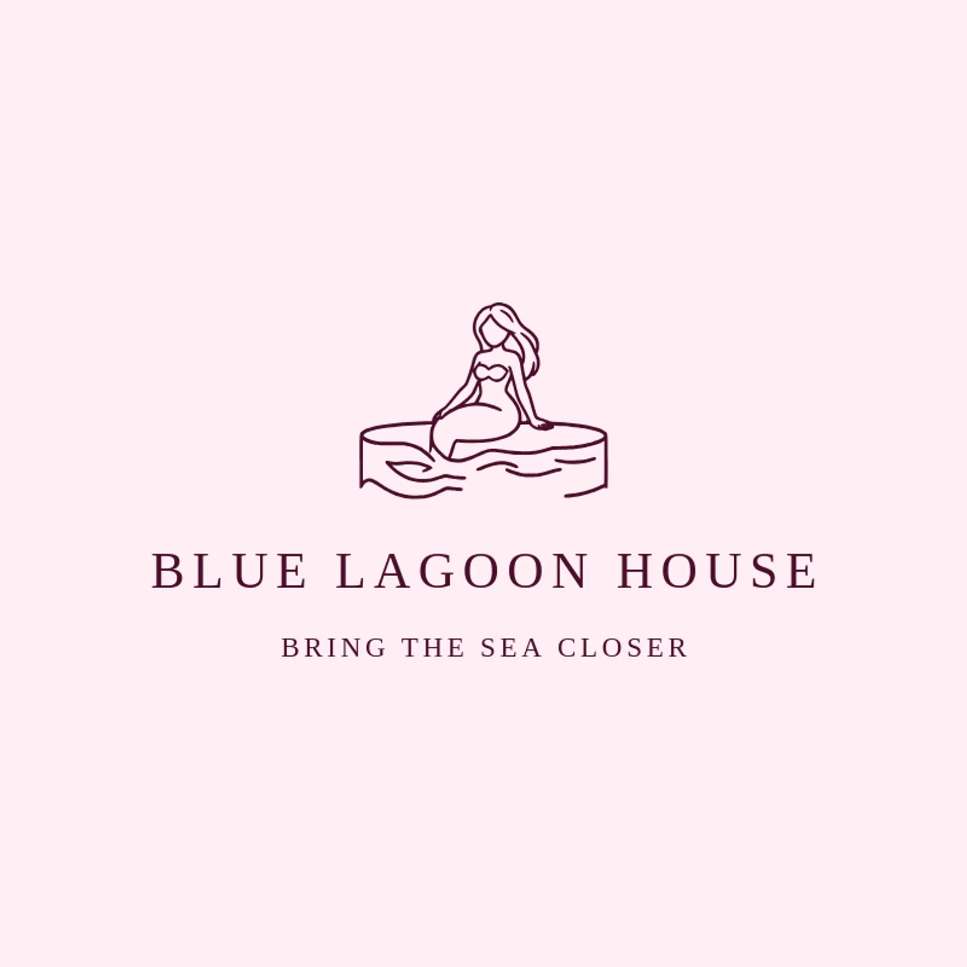 Blue Lagoon House logo for mermaid