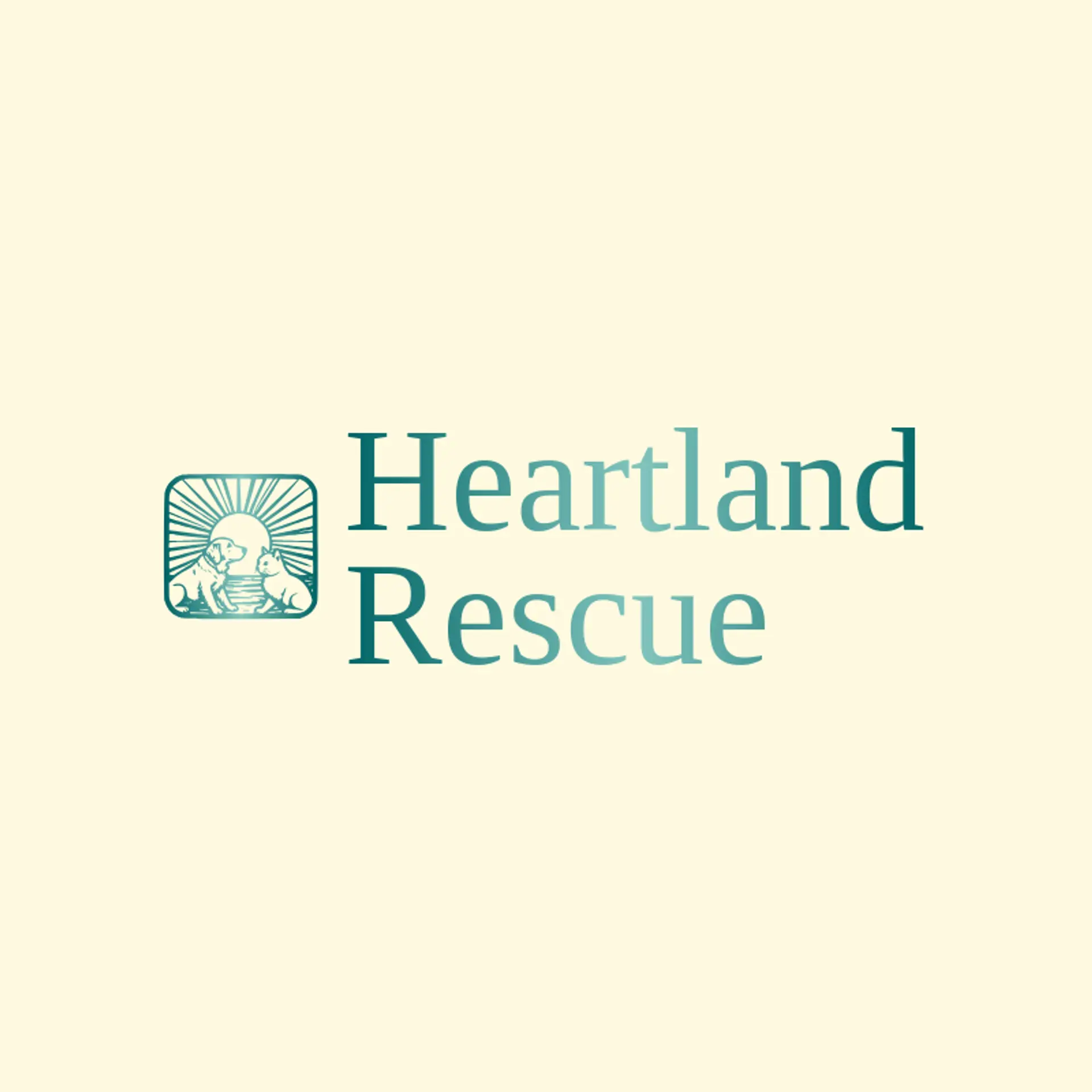 Heartland Rescue logo for animal shelter
