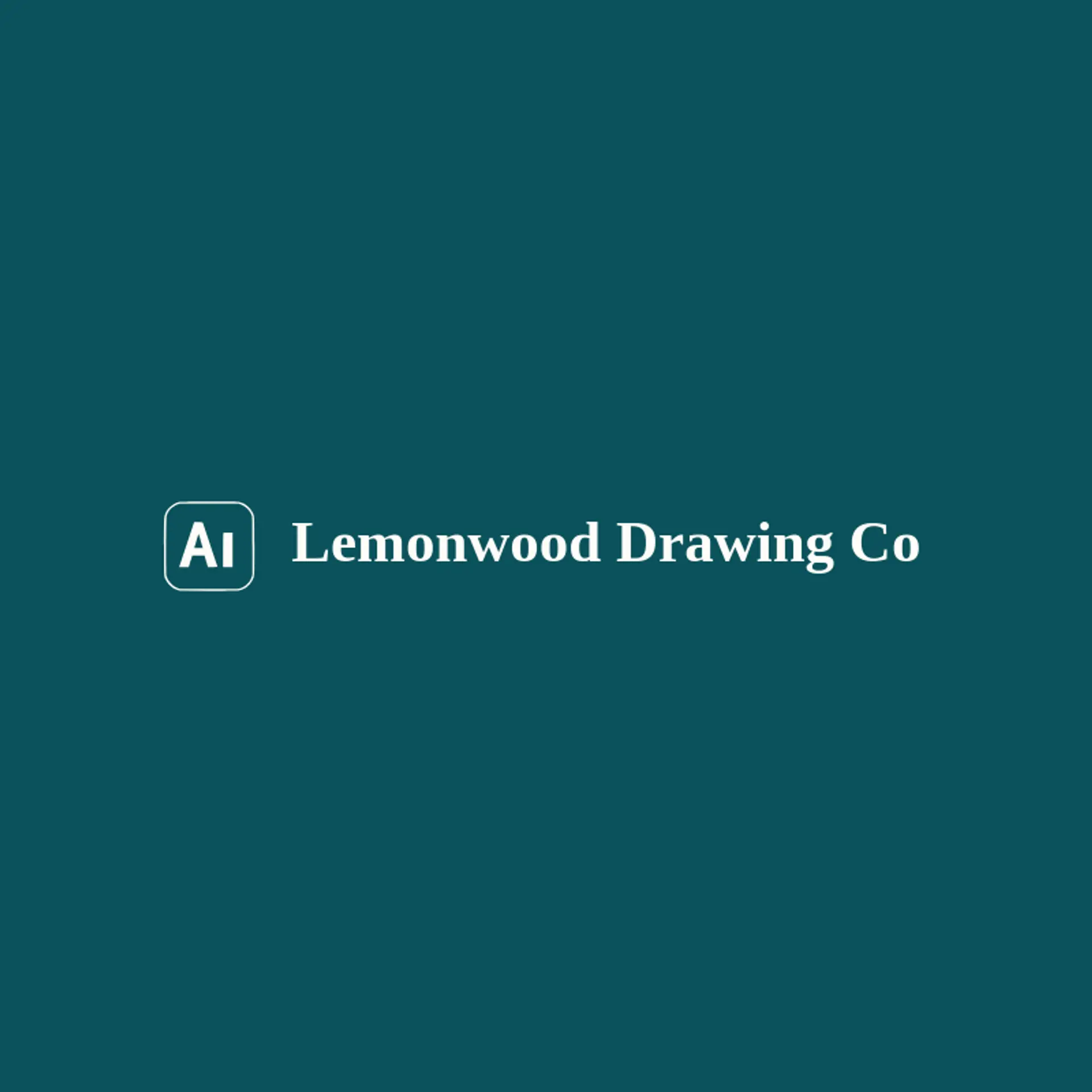 Lemonwood Drawing Co logo for illustrator