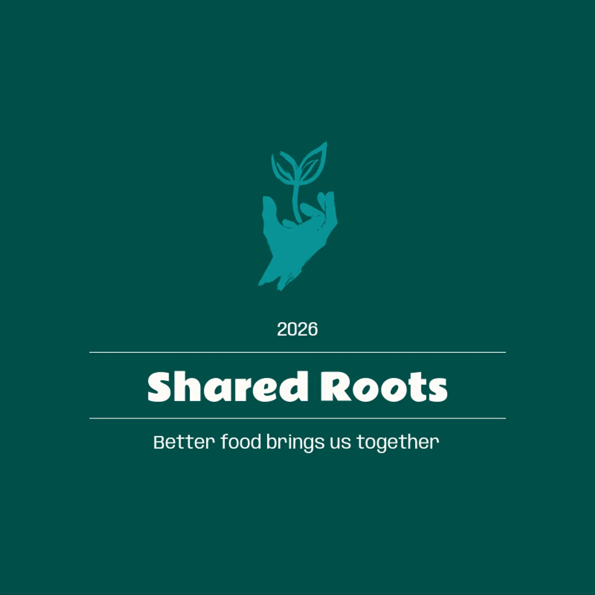 Shared Roots logo for vegan