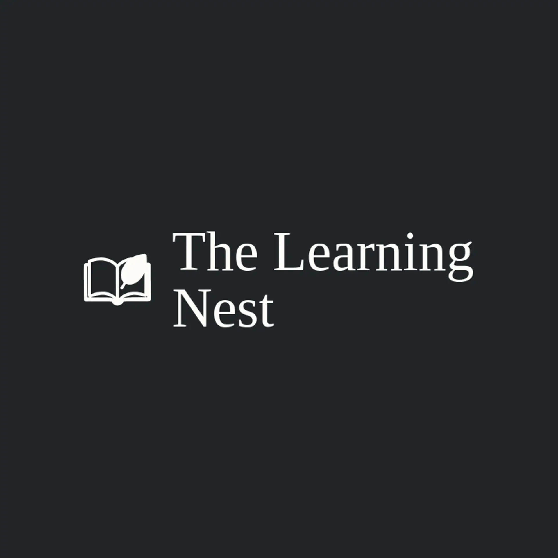 The Learning Nest logo for kindergarten