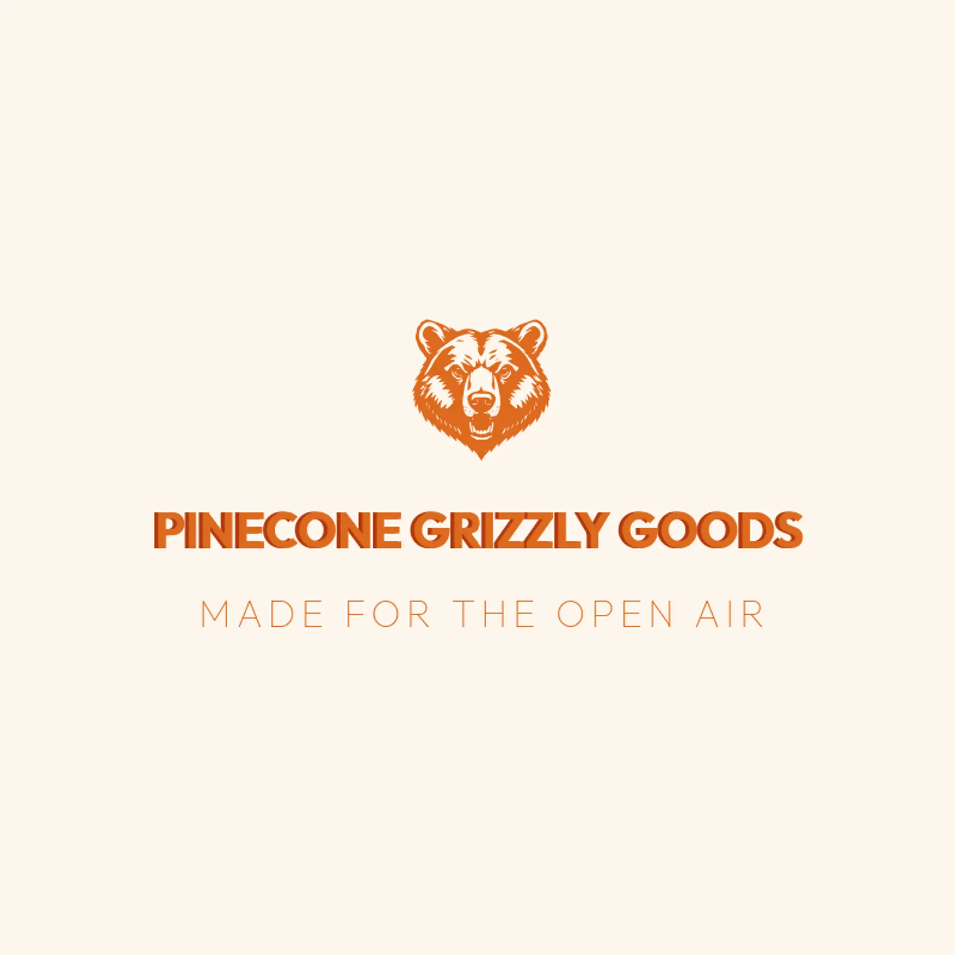 Pinecone Grizzly Goods logo for grizzly