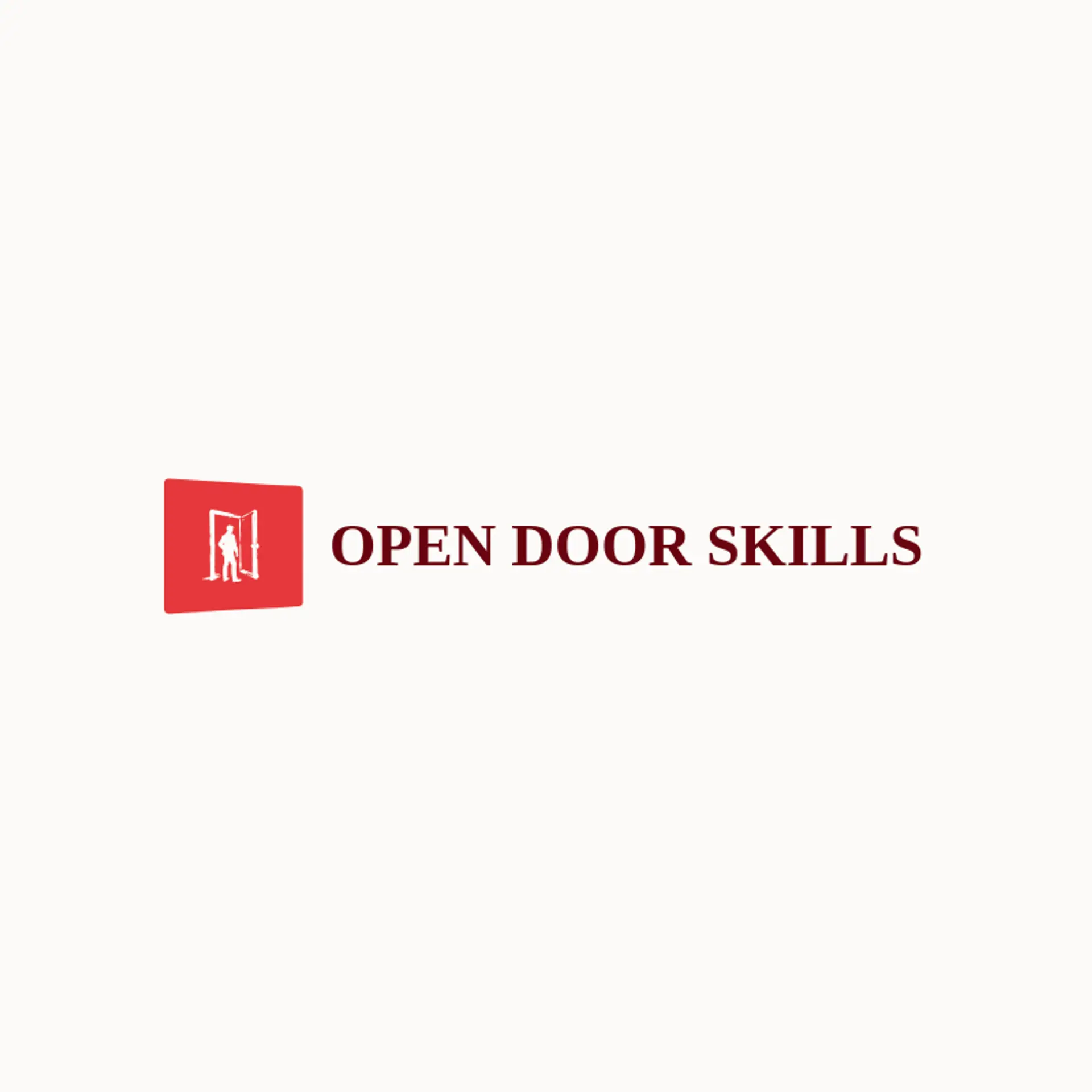 Open Door Skills logo for training