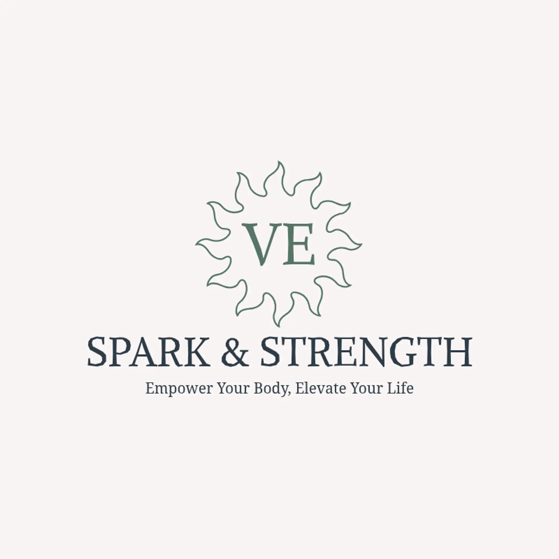 Spark & Strength logo for female fitness
