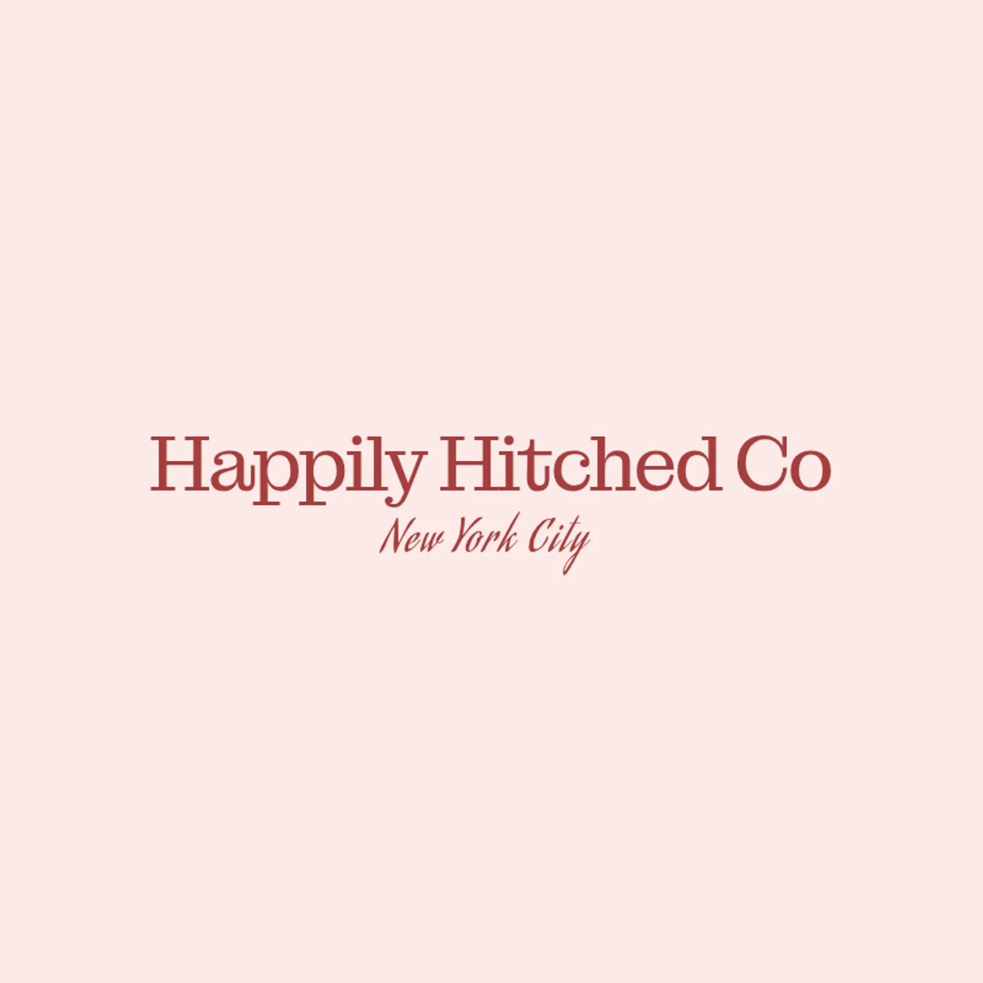 Happily Hitched Co logo for best wedding