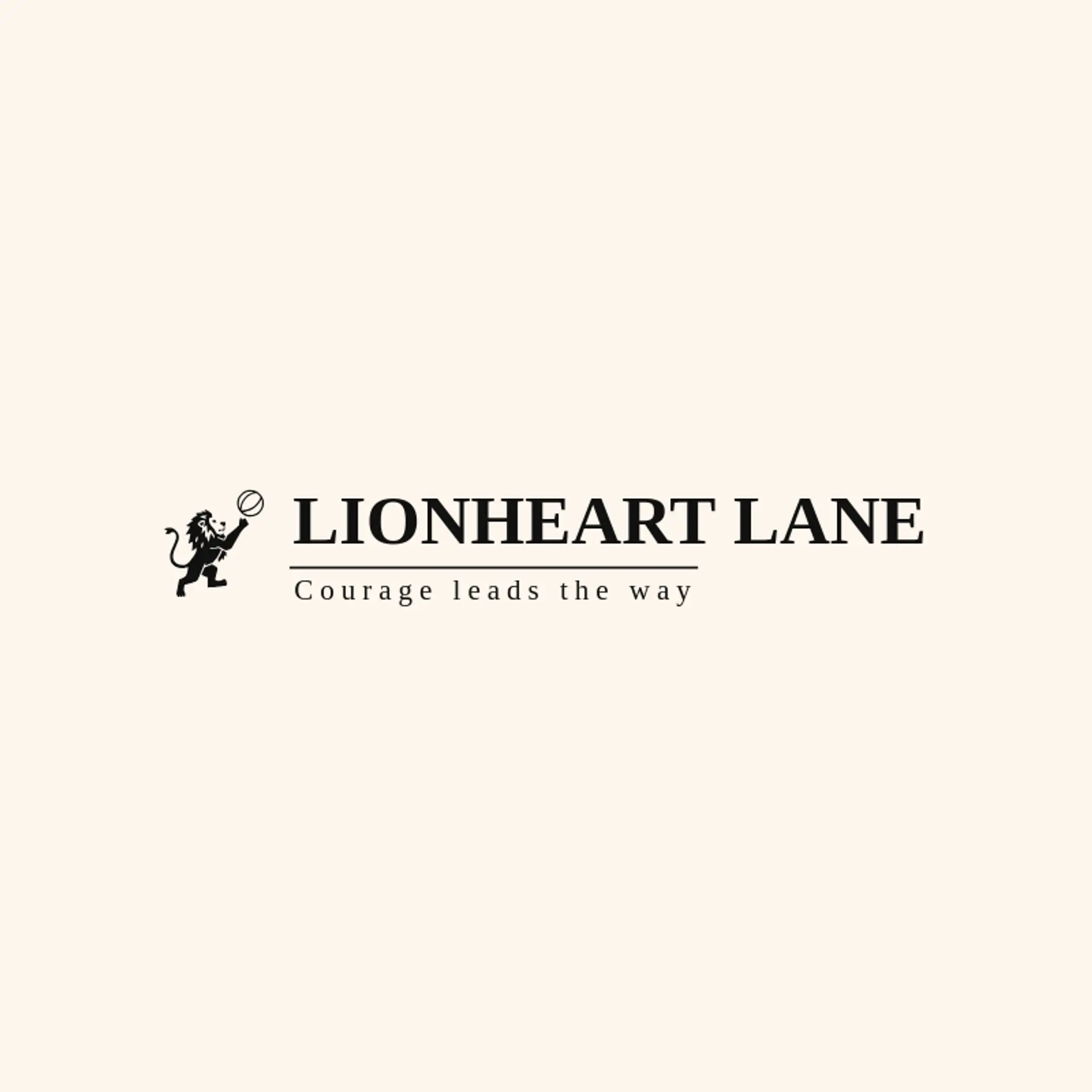Lionheart Lane logo for lion king