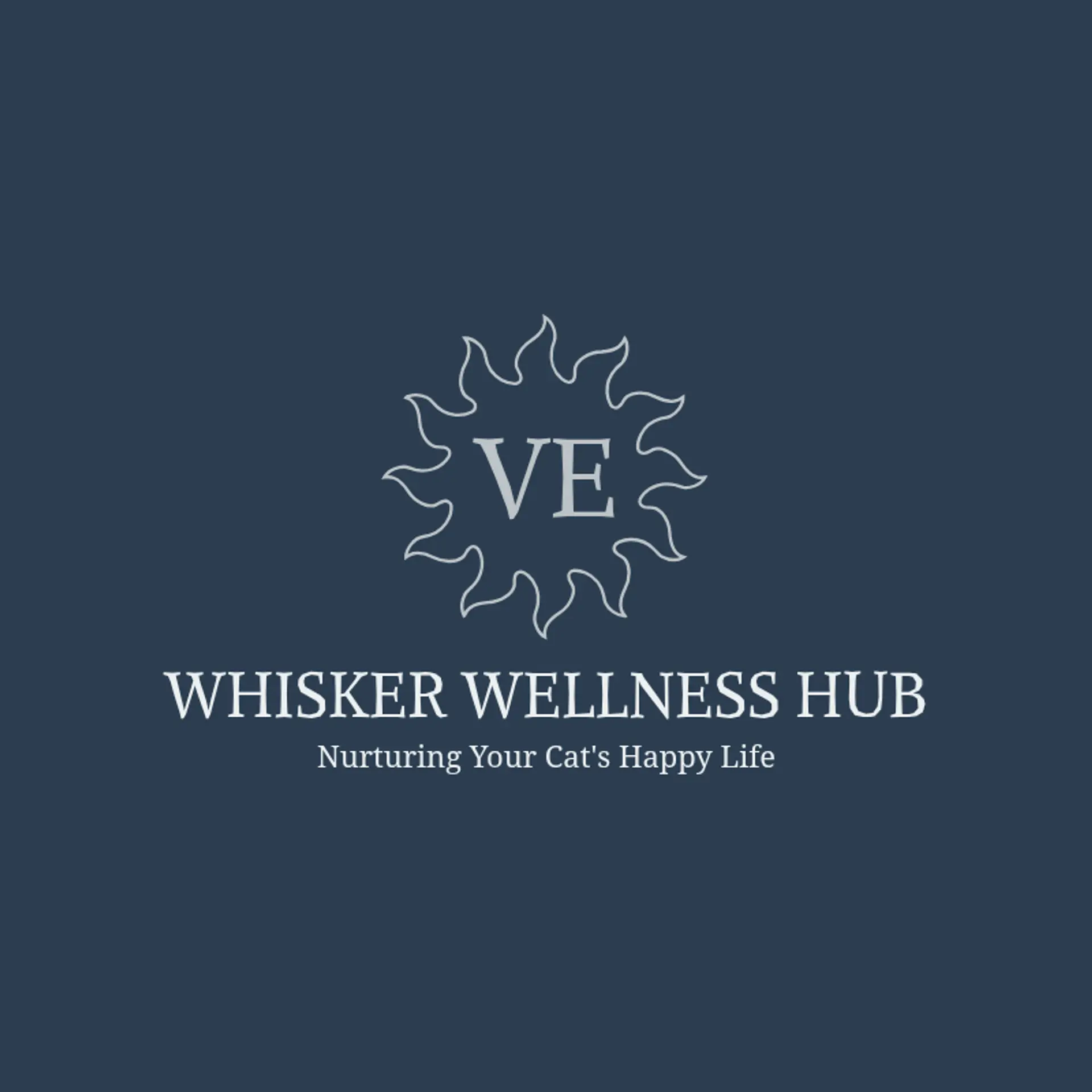 Whisker Wellness Hub logo for cat pet care