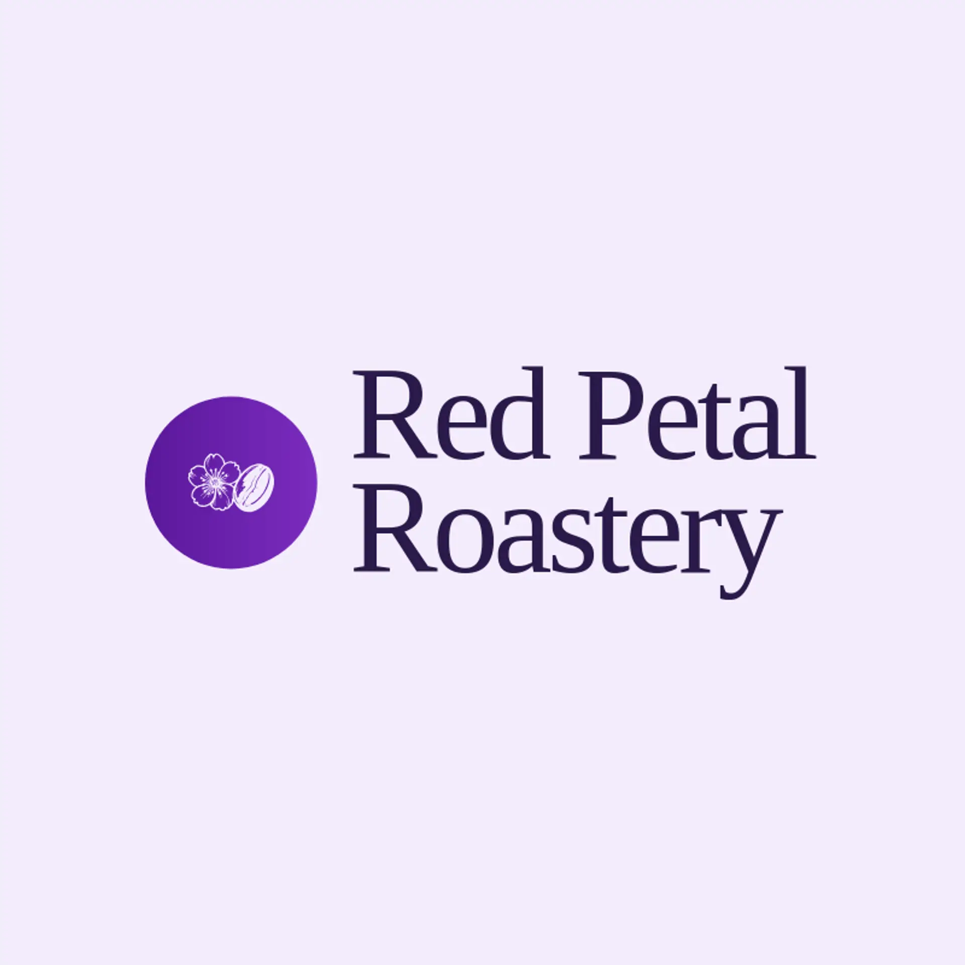 Red Petal Roastery logo for sakura