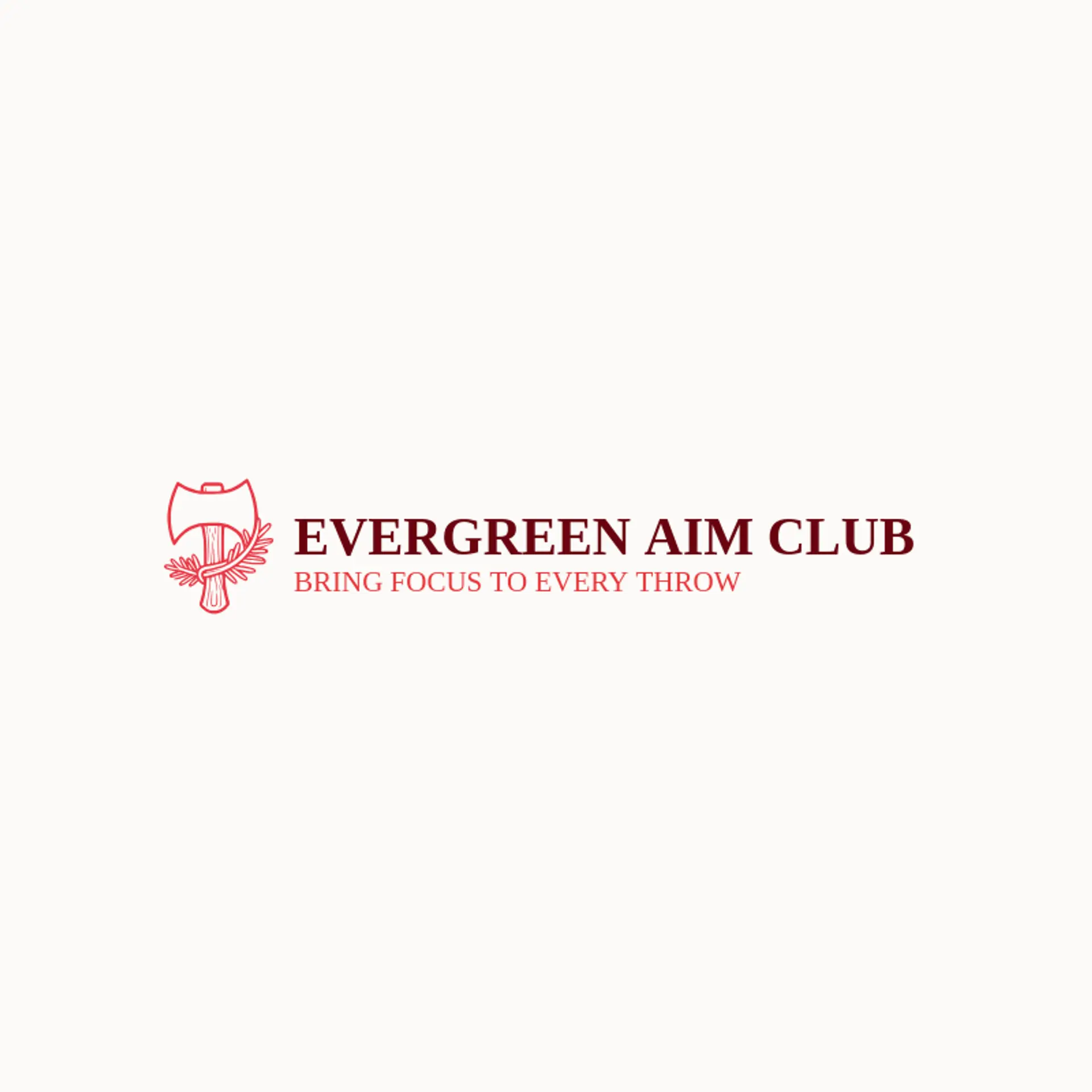 Evergreen Aim Club logo for tomahawk