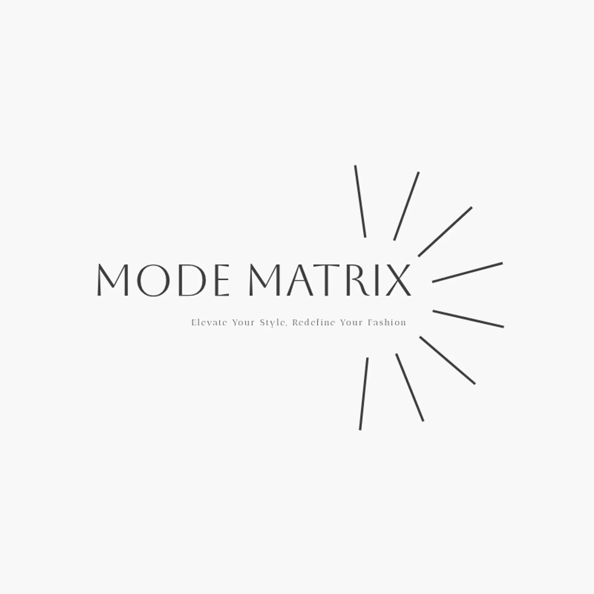 Mode Matrix logo for fashion line