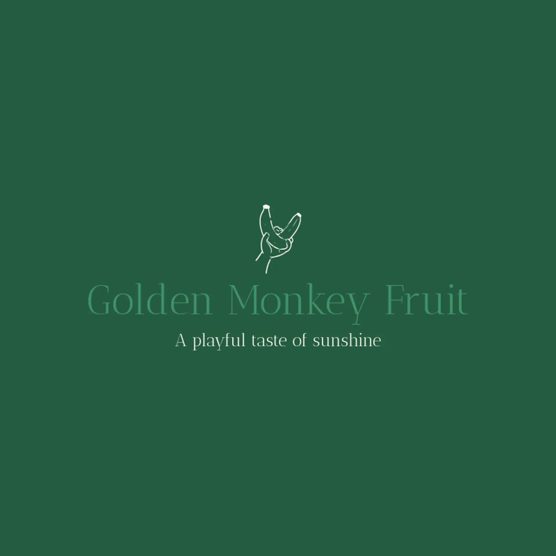 Golden Monkey Fruit logo for banana