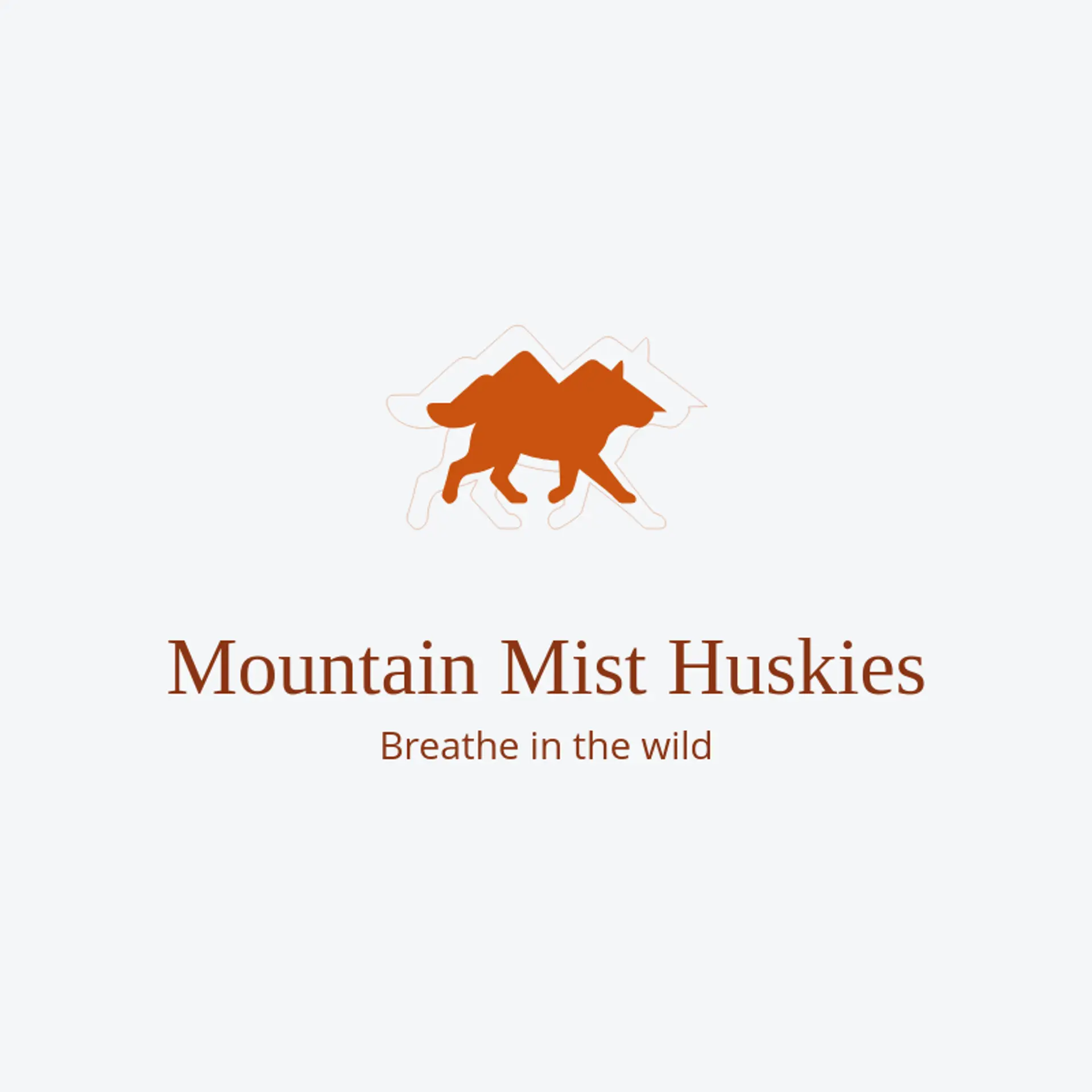 Mountain Mist Huskies logo for husky