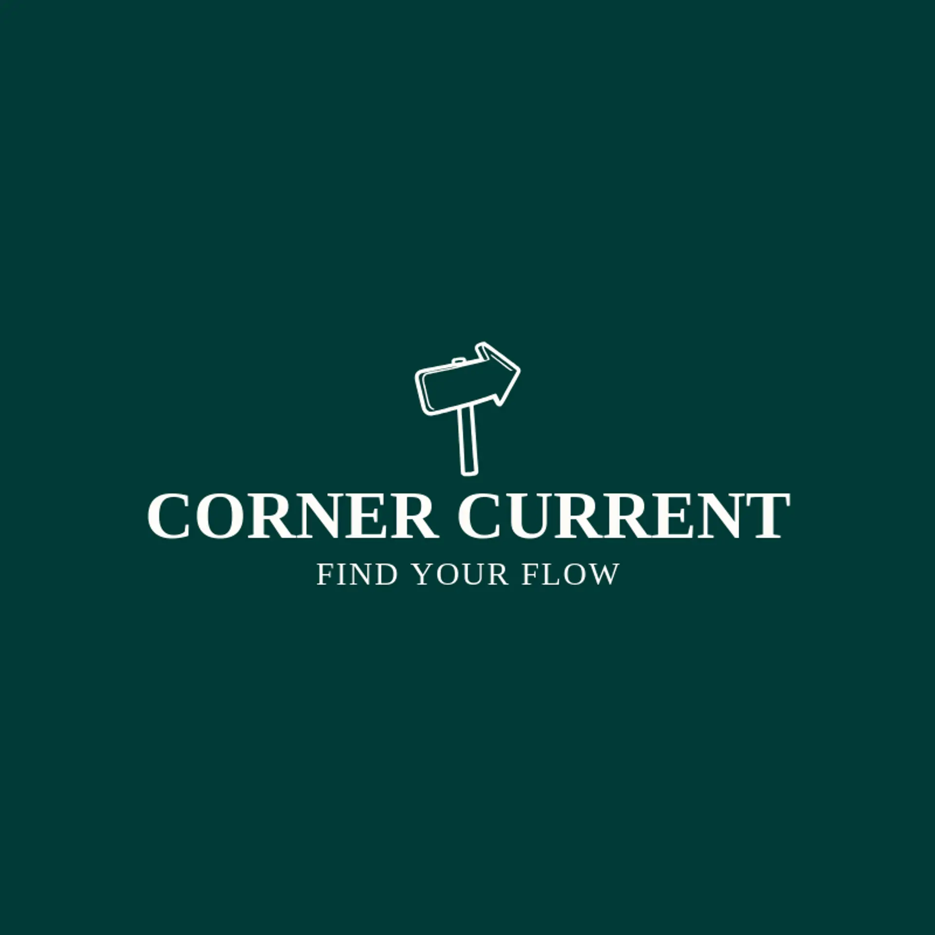 Corner Current logo for street