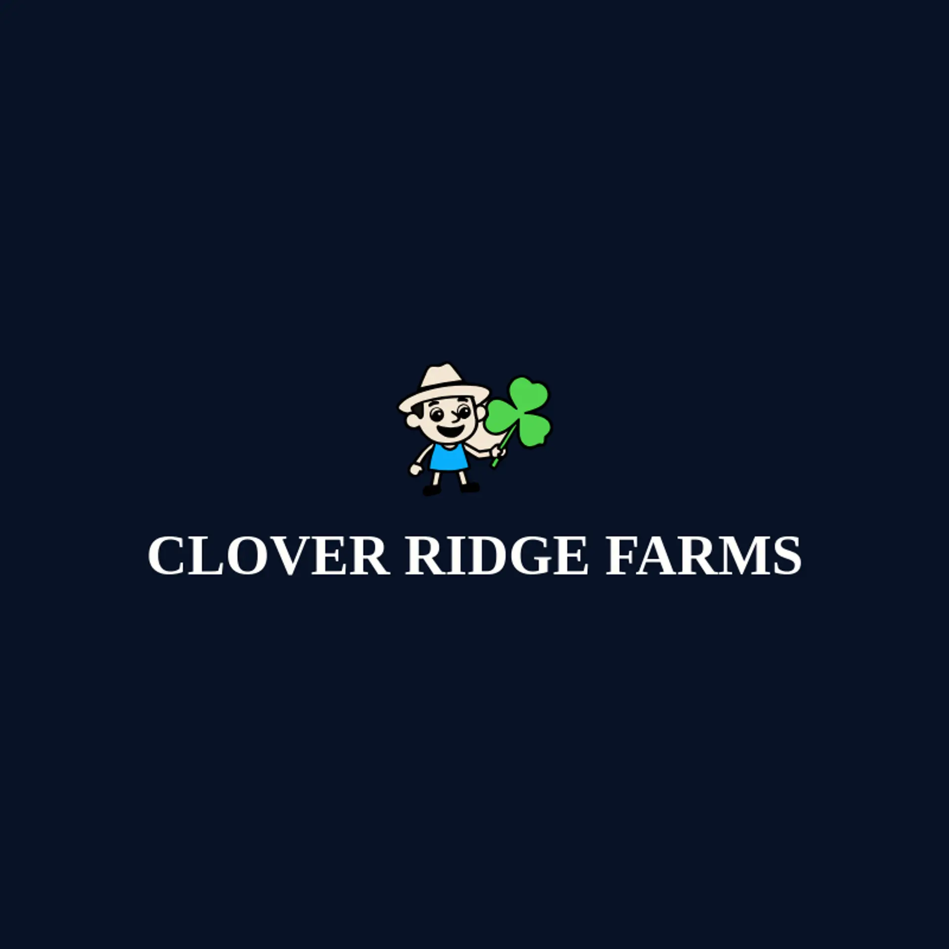 Clover Ridge Farms logo for farming