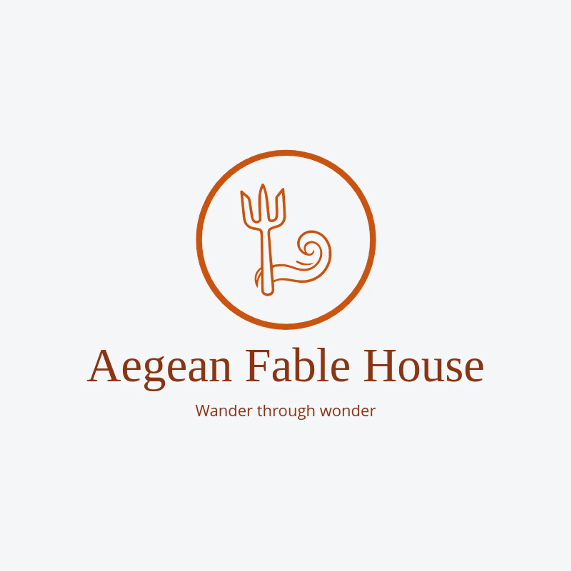Aegean Fable House logo for greek mythology