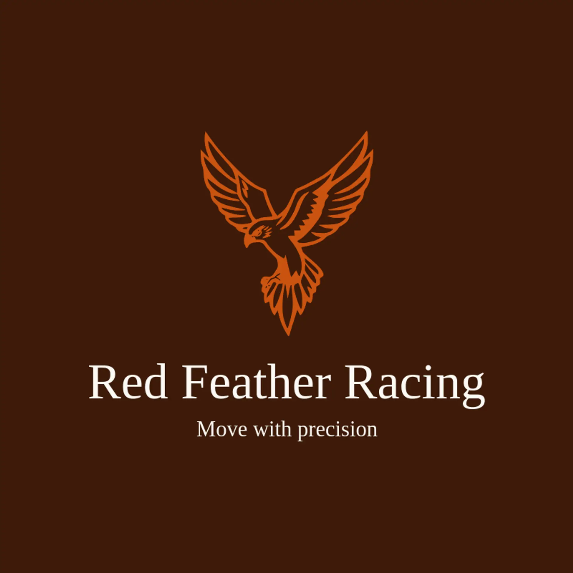 Red Feather Racing logo for falcon