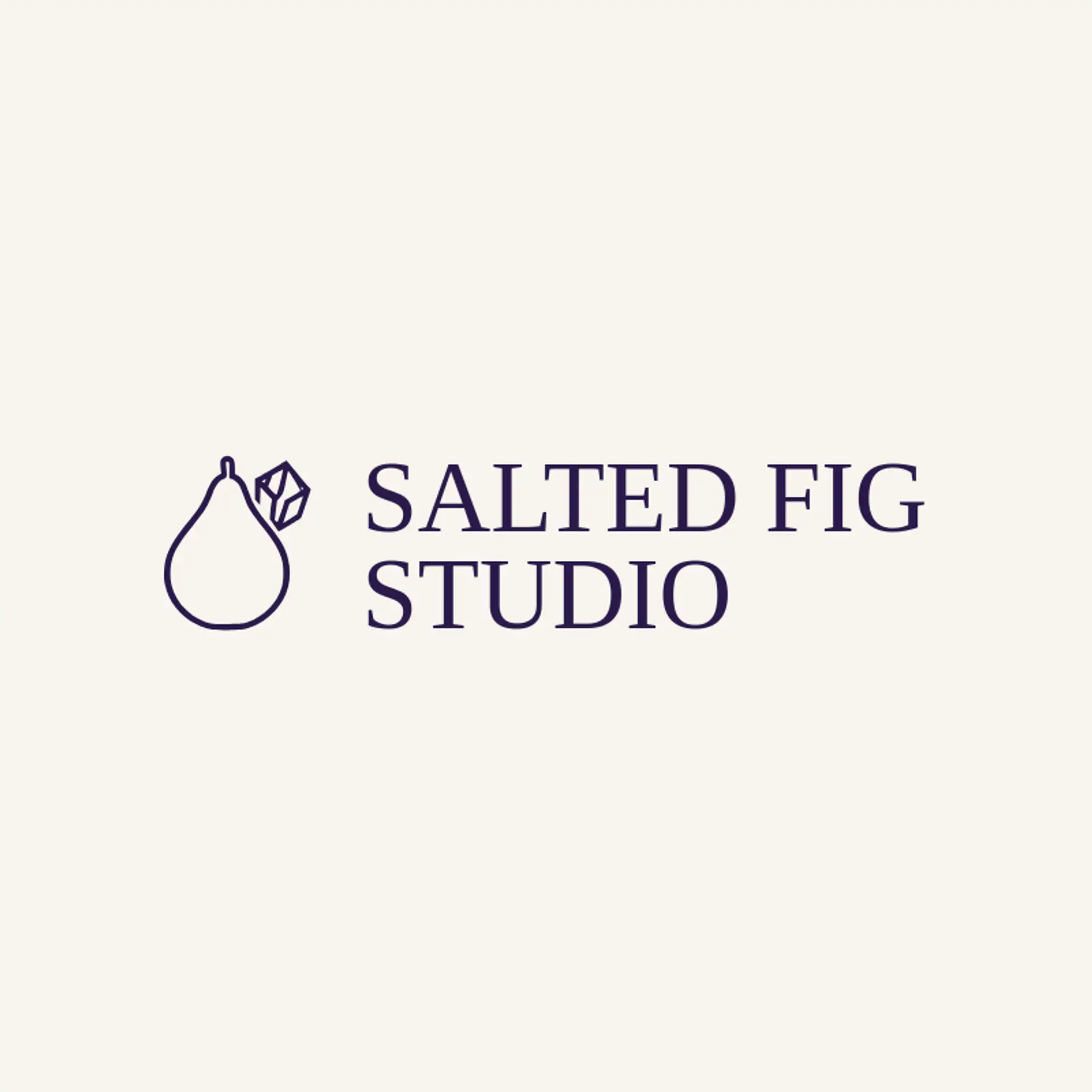 Salted Fig Studio logo for culinary