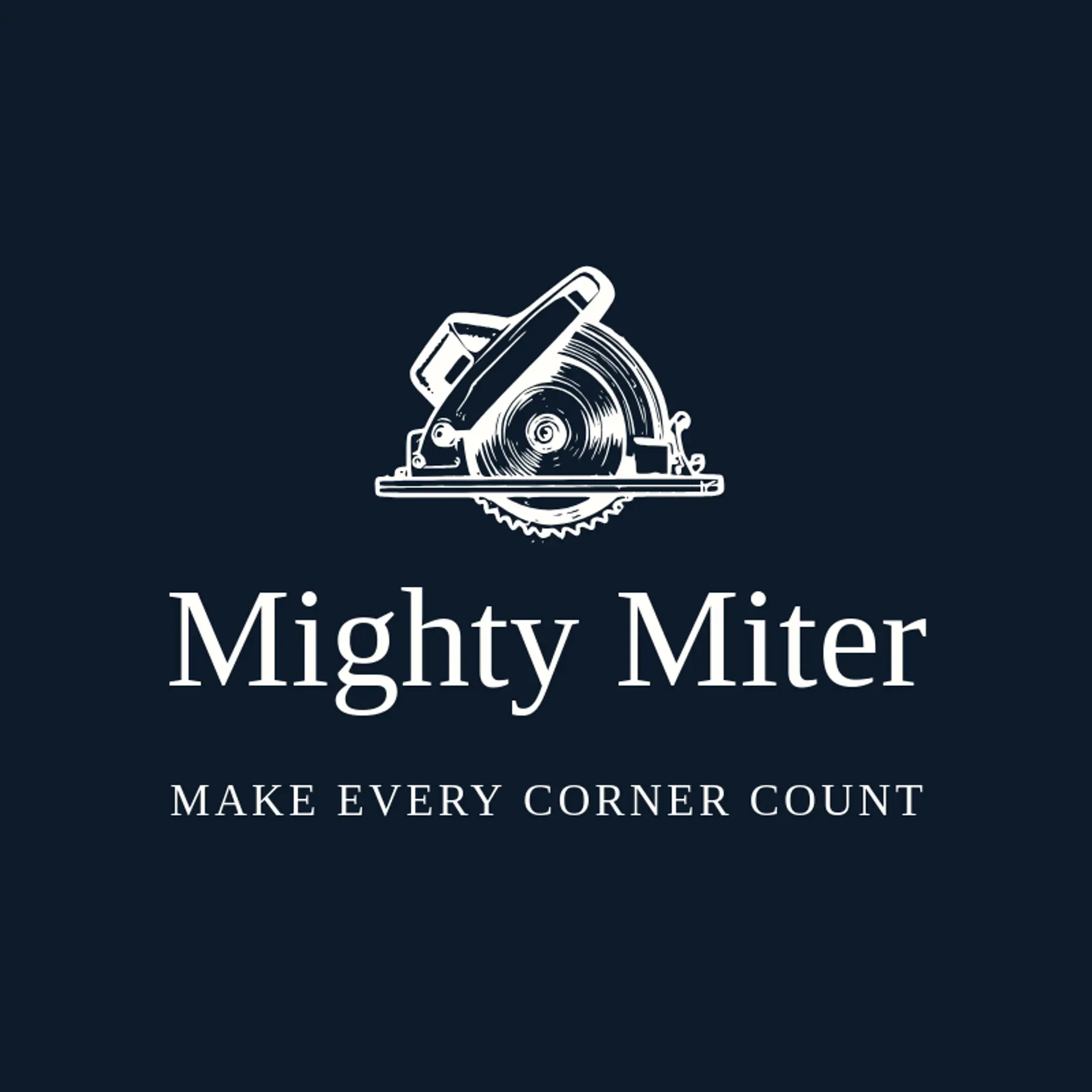 Mighty Miter logo for tool