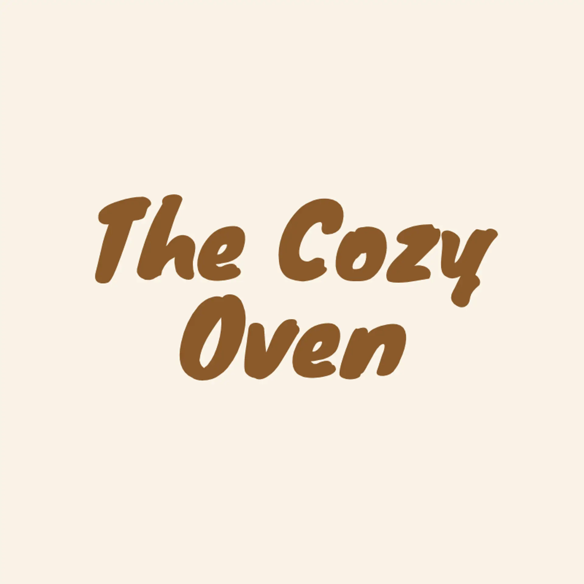 The Cozy Oven logo for bakery